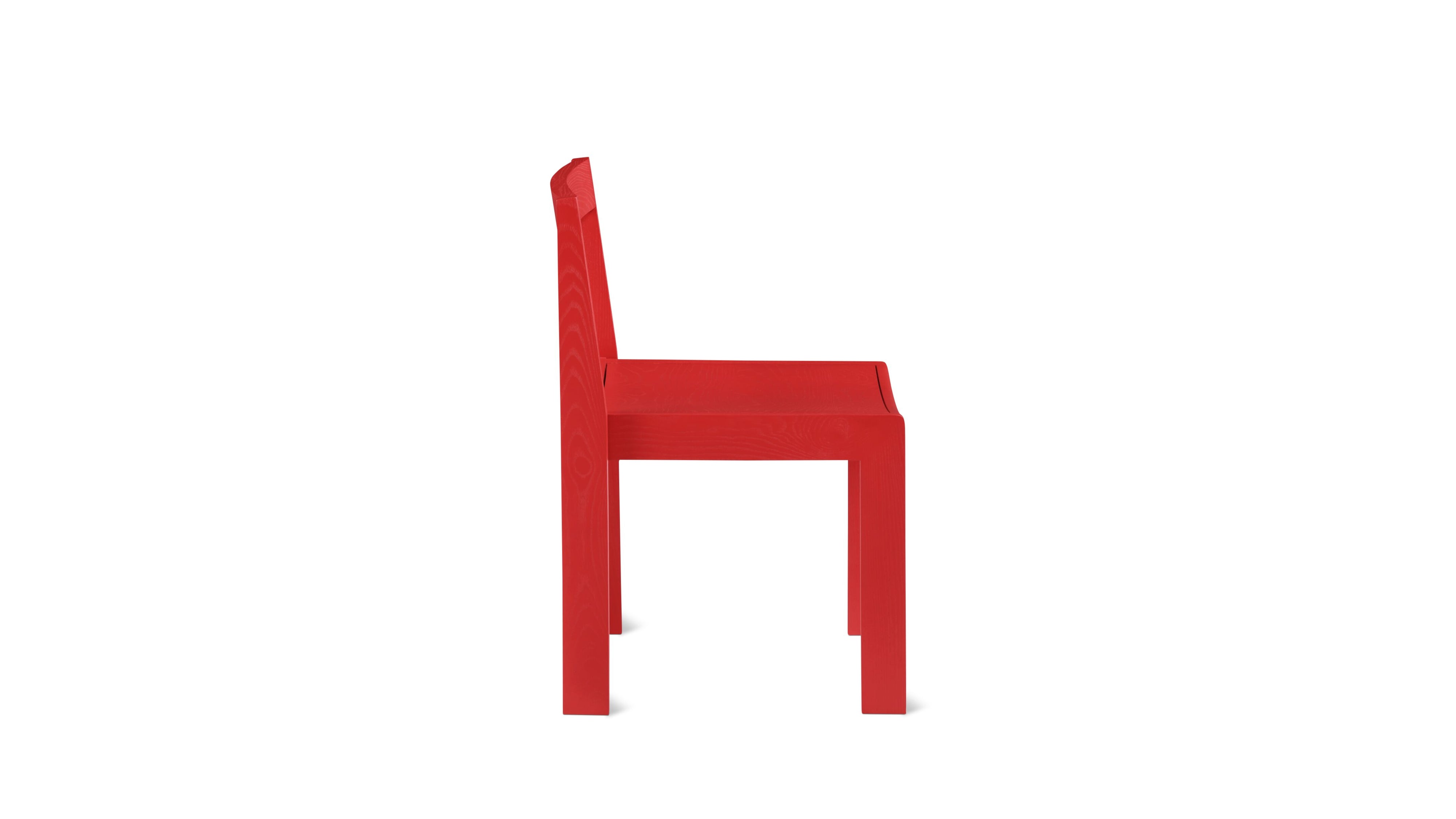 Plane Dining Chair (Set of Two), Poppy