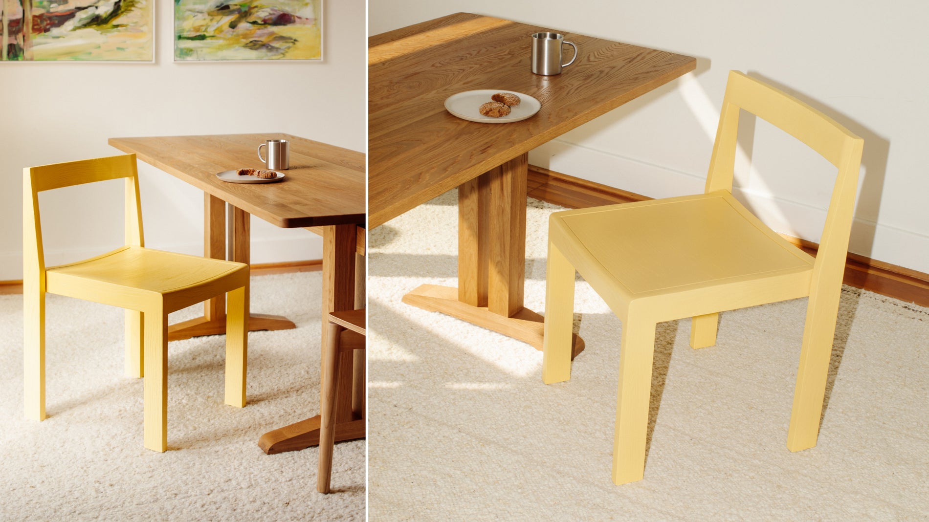 Plane Dining Chair (Set of Two), Lemon_image