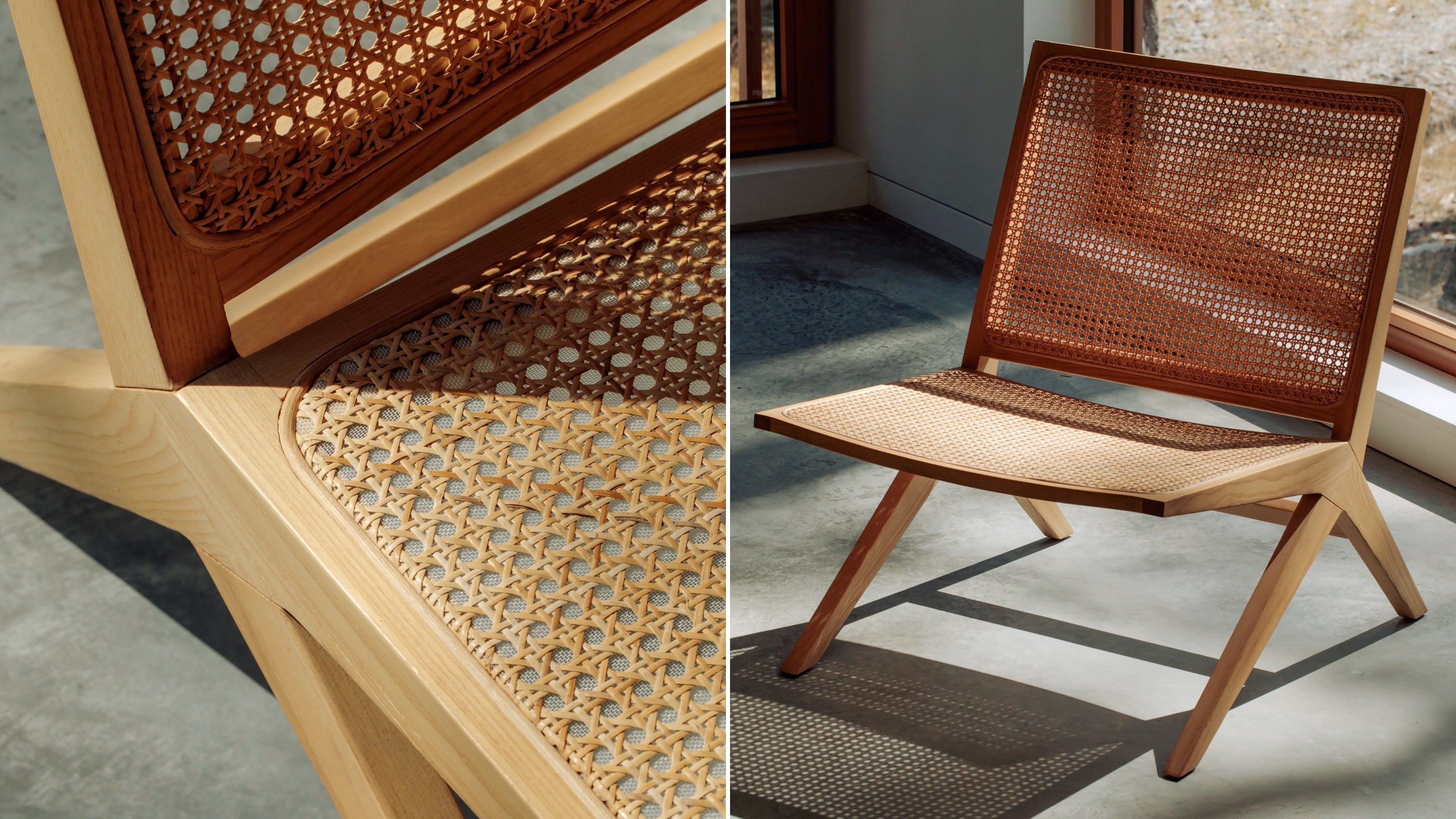 Endless Summer Lounge Chair, Natural Cane/Ash - Sundays Company Canada