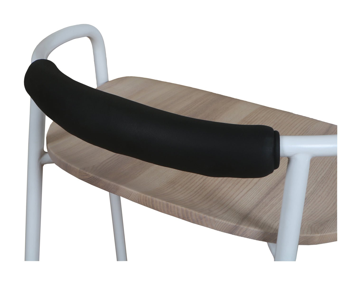 Slow Mornings Stool, Bar, Natural/White Metal - Image 7