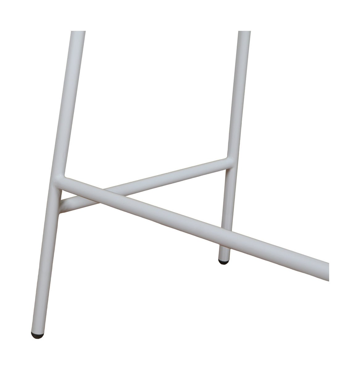 Slow Mornings Stool, Bar, Natural/White Metal - Sundays CompanyCHA - EW - 008 - 018