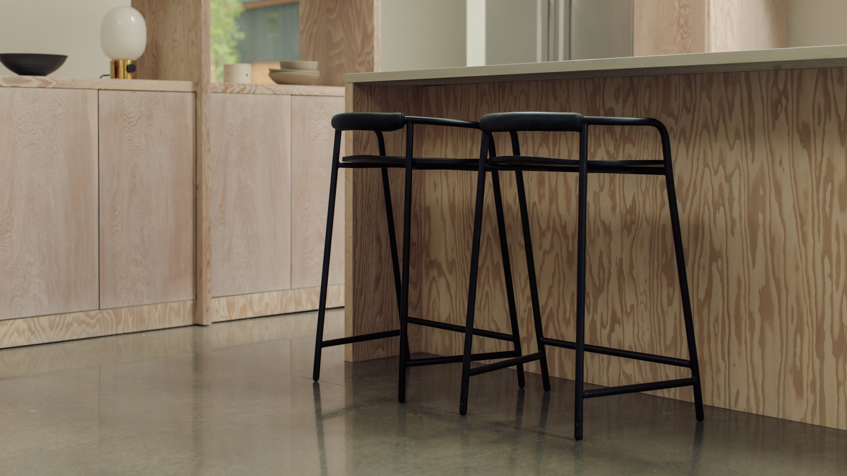 Slow Mornings Stool, Counter, Black/Black Metal - Image 9