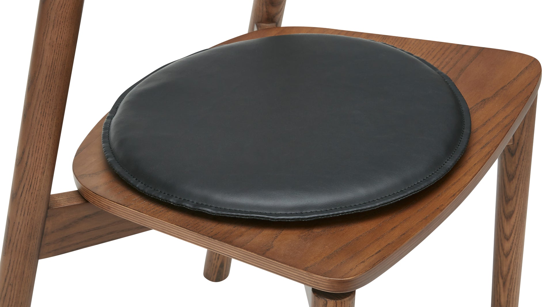 Round Seat Cushion, Black_image