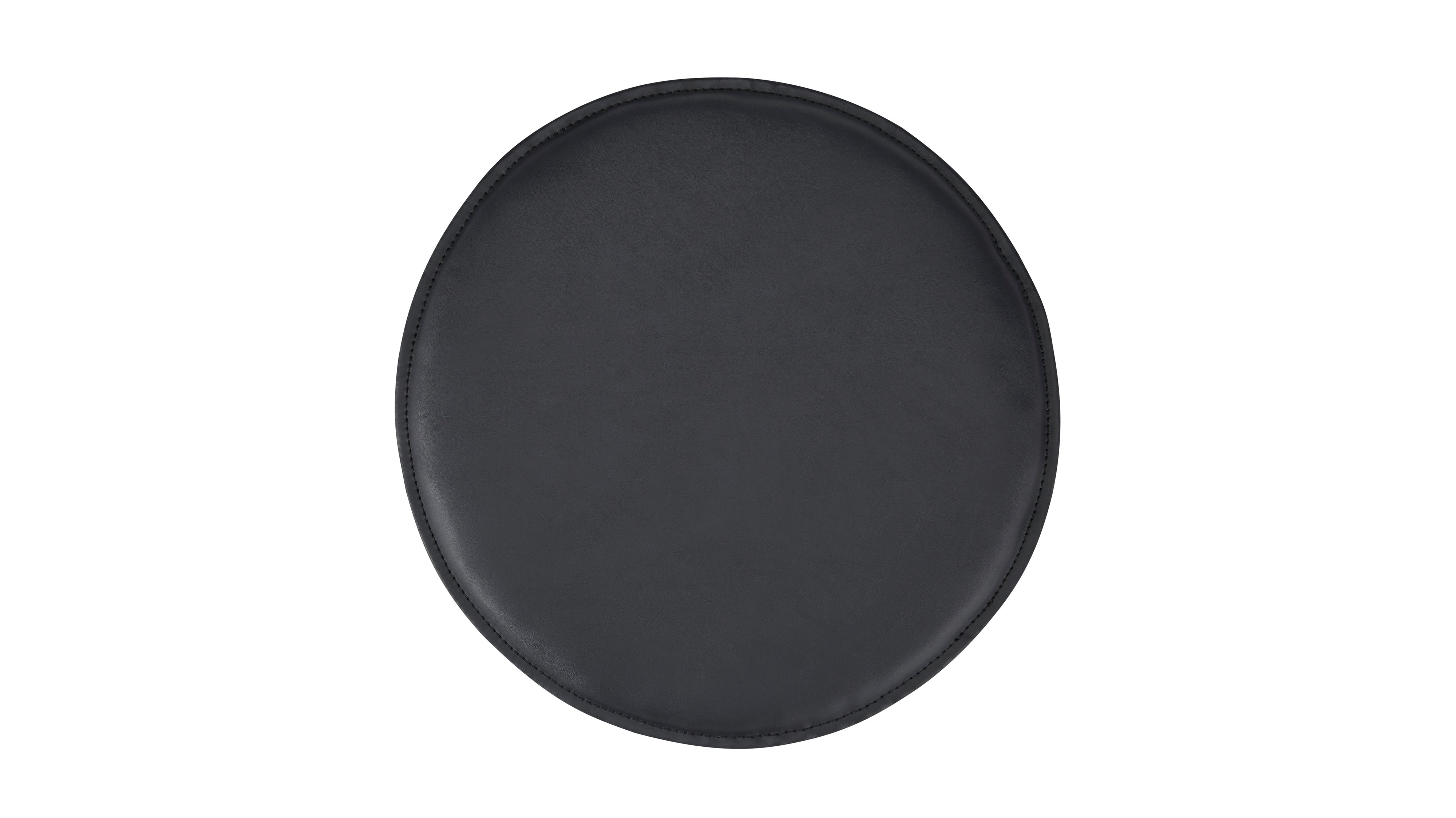 Round Seat Cushion, Black