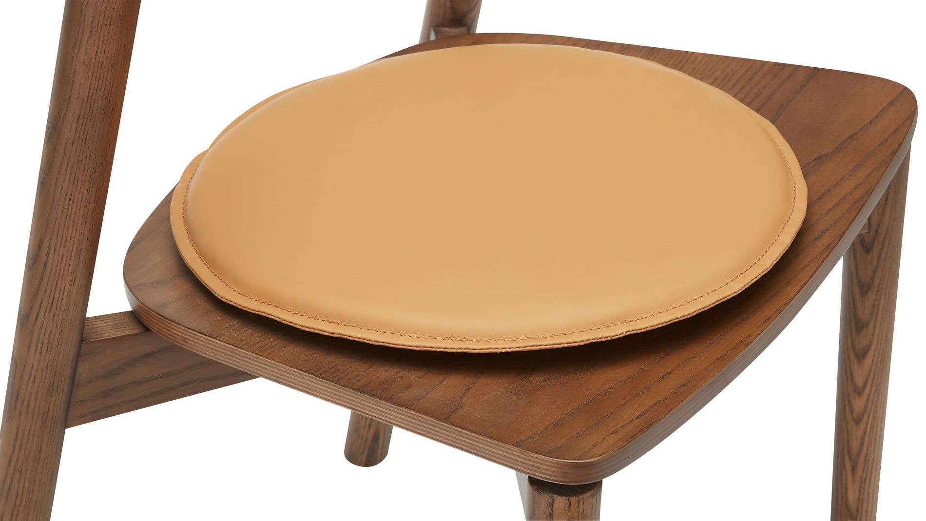 Round Seat Cushion, Cognac_image