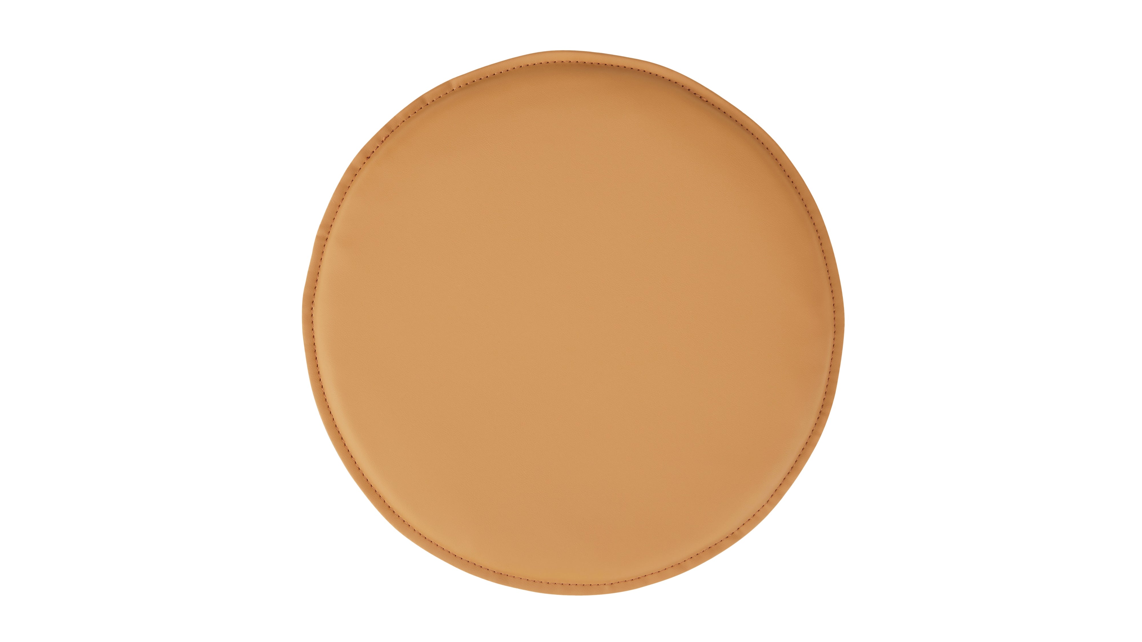 Round Seat Cushion, Cognac