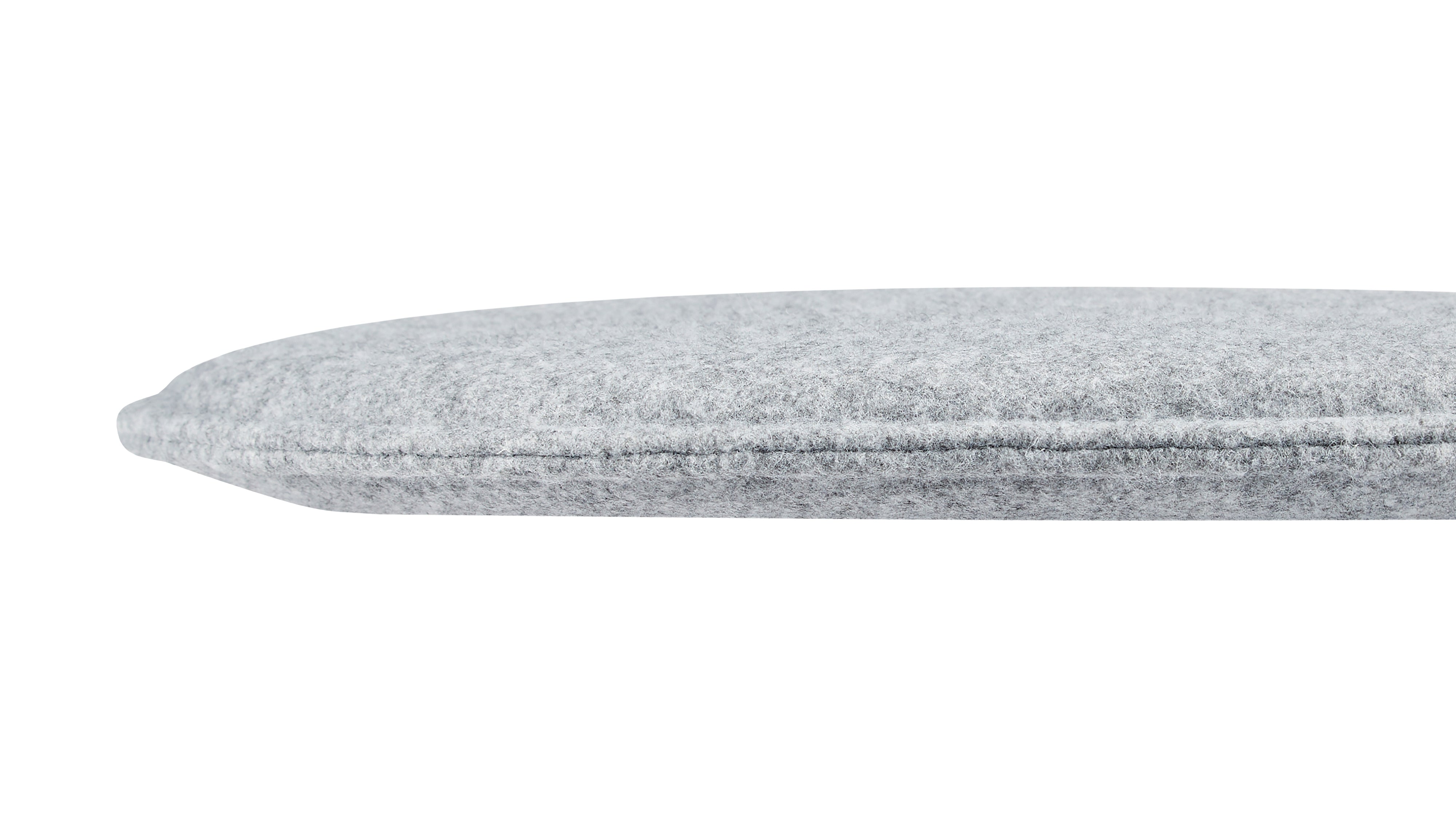 Round Seat Cushion, Grey Felt