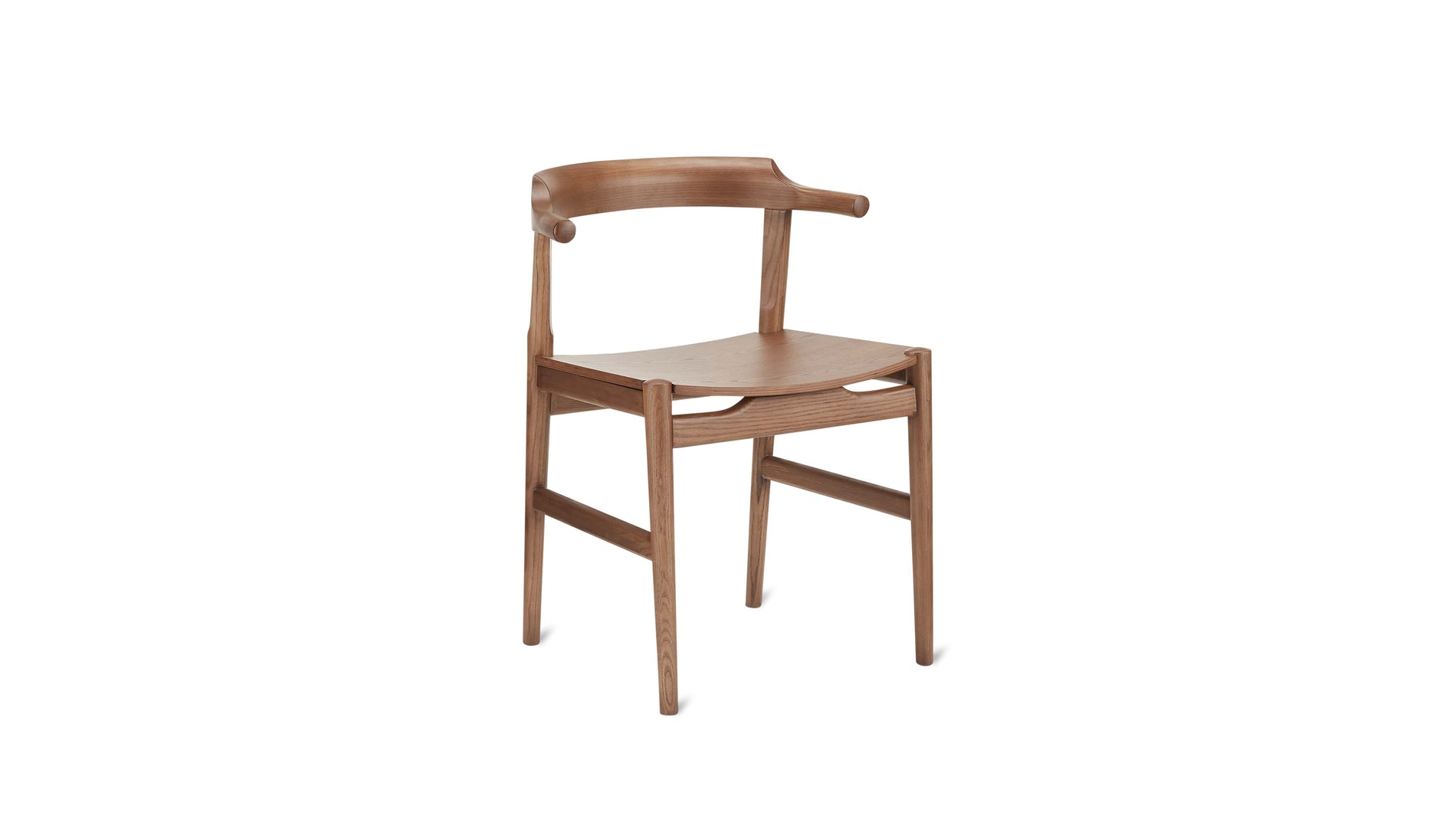 Tuck In Dining Chair, Wood Seat, Stained Walnut_image
