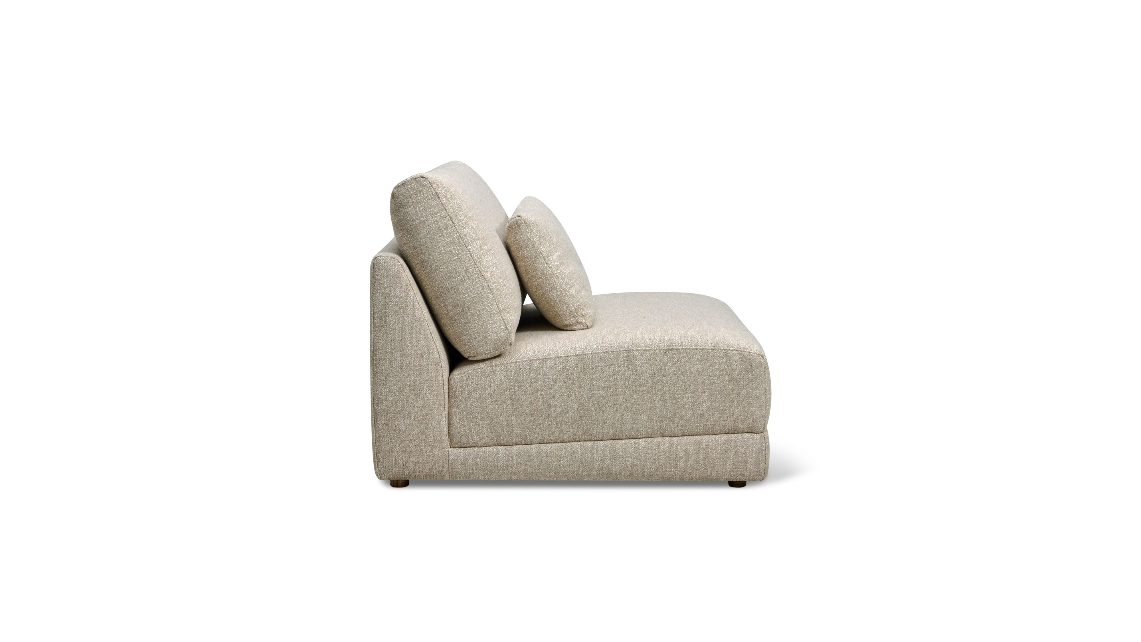 Wind Down Armless Chair, Flax - Image 6
