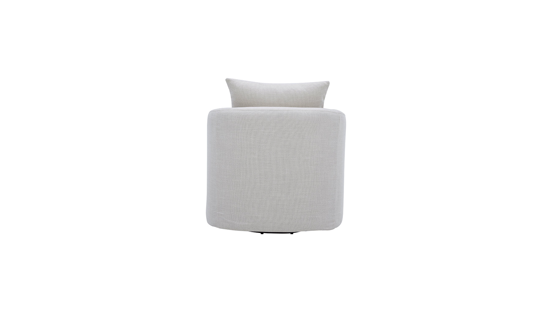 Sink In Swivel Lounge Chair, Pearl - Image 10