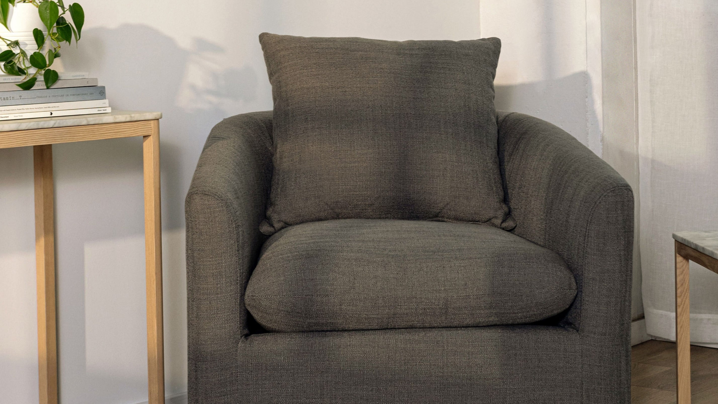 Sink In Swivel Lounge Chair, Slate - Image 4