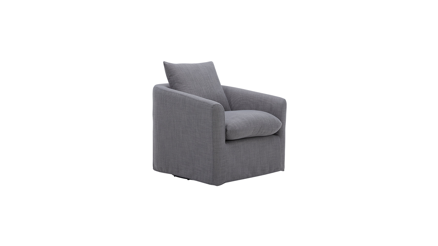 Sink In Swivel Lounge Chair, Slate - Image 10