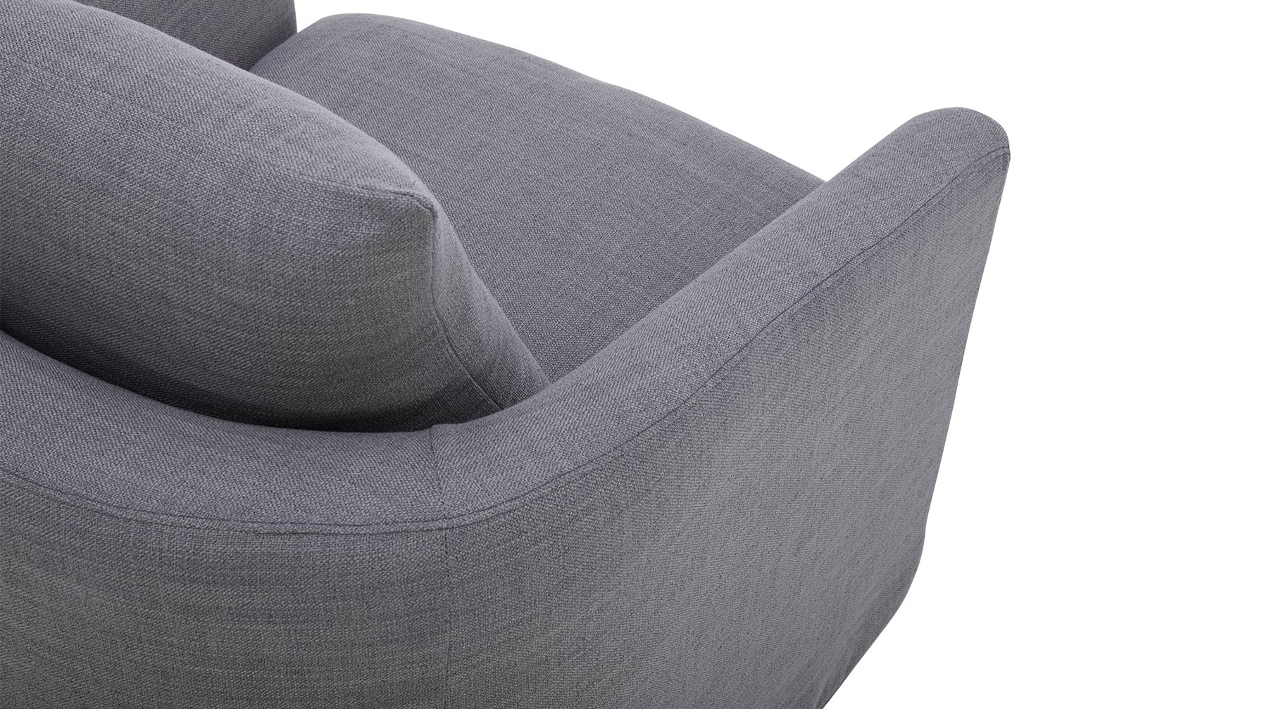 Sink In Swivel Lounge Chair, Slate - Image 9