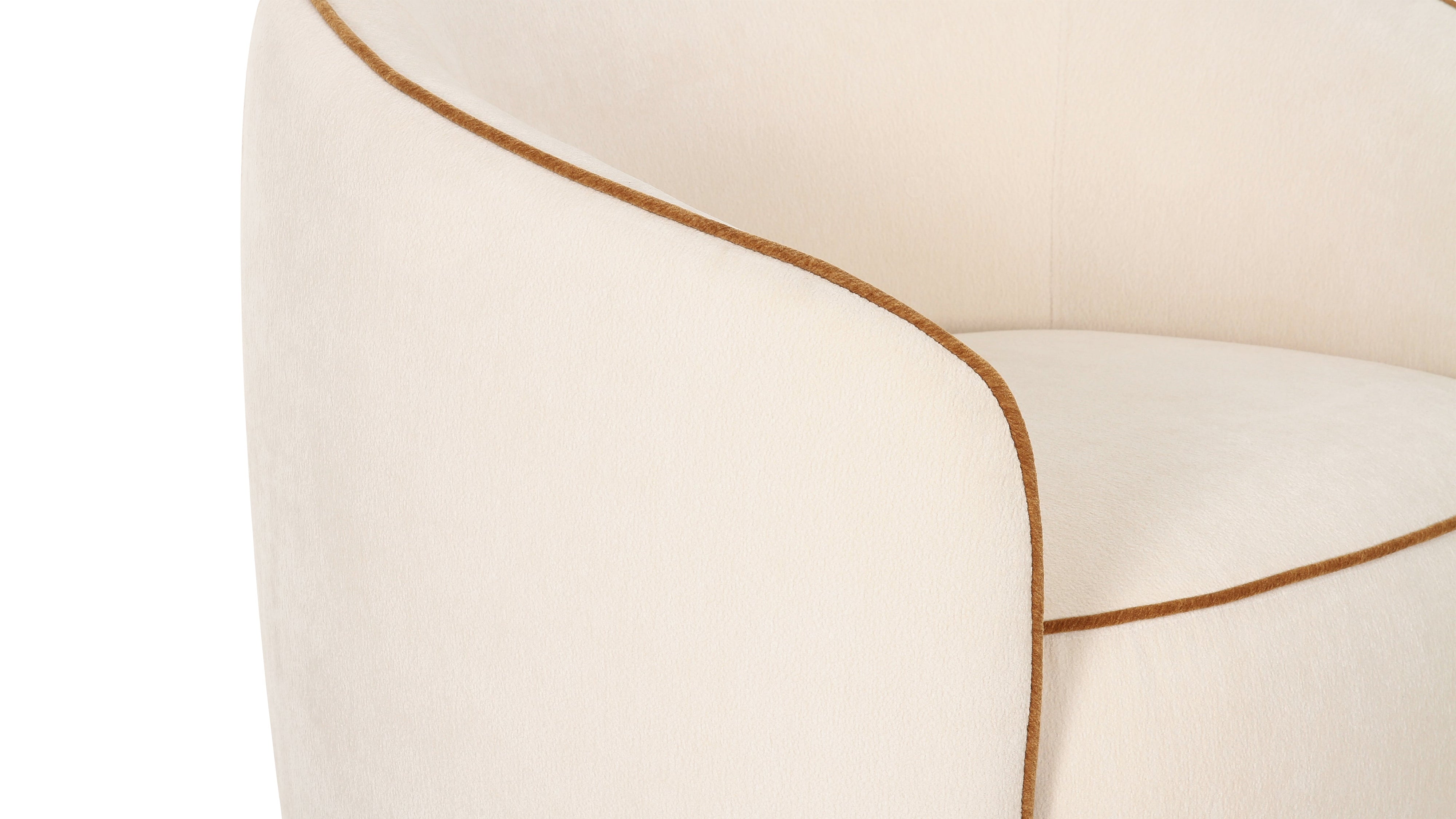 In the Groove Lounge Chair, Almond - Image 4