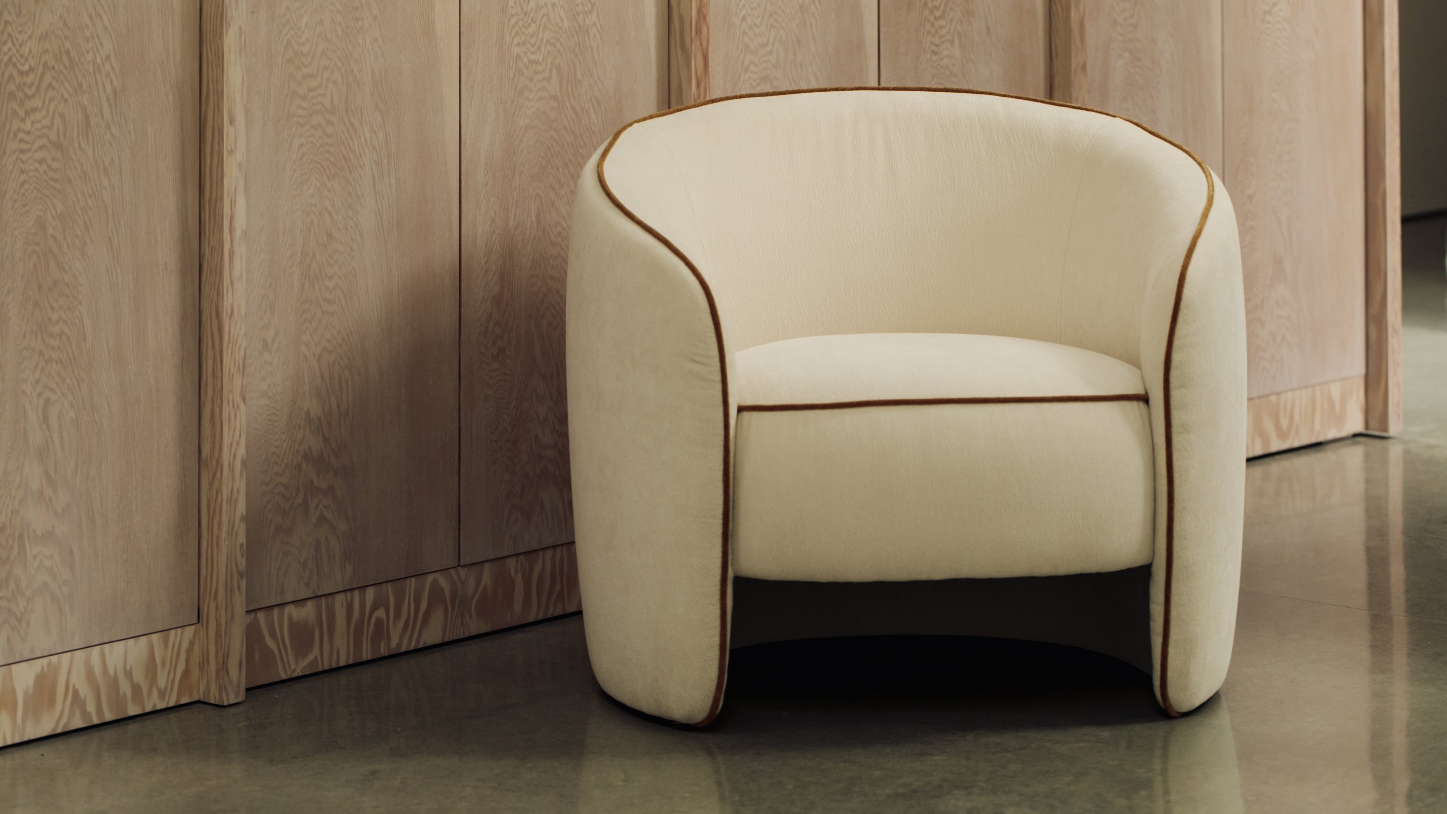 In the Groove Lounge Chair, Almond - Image 10