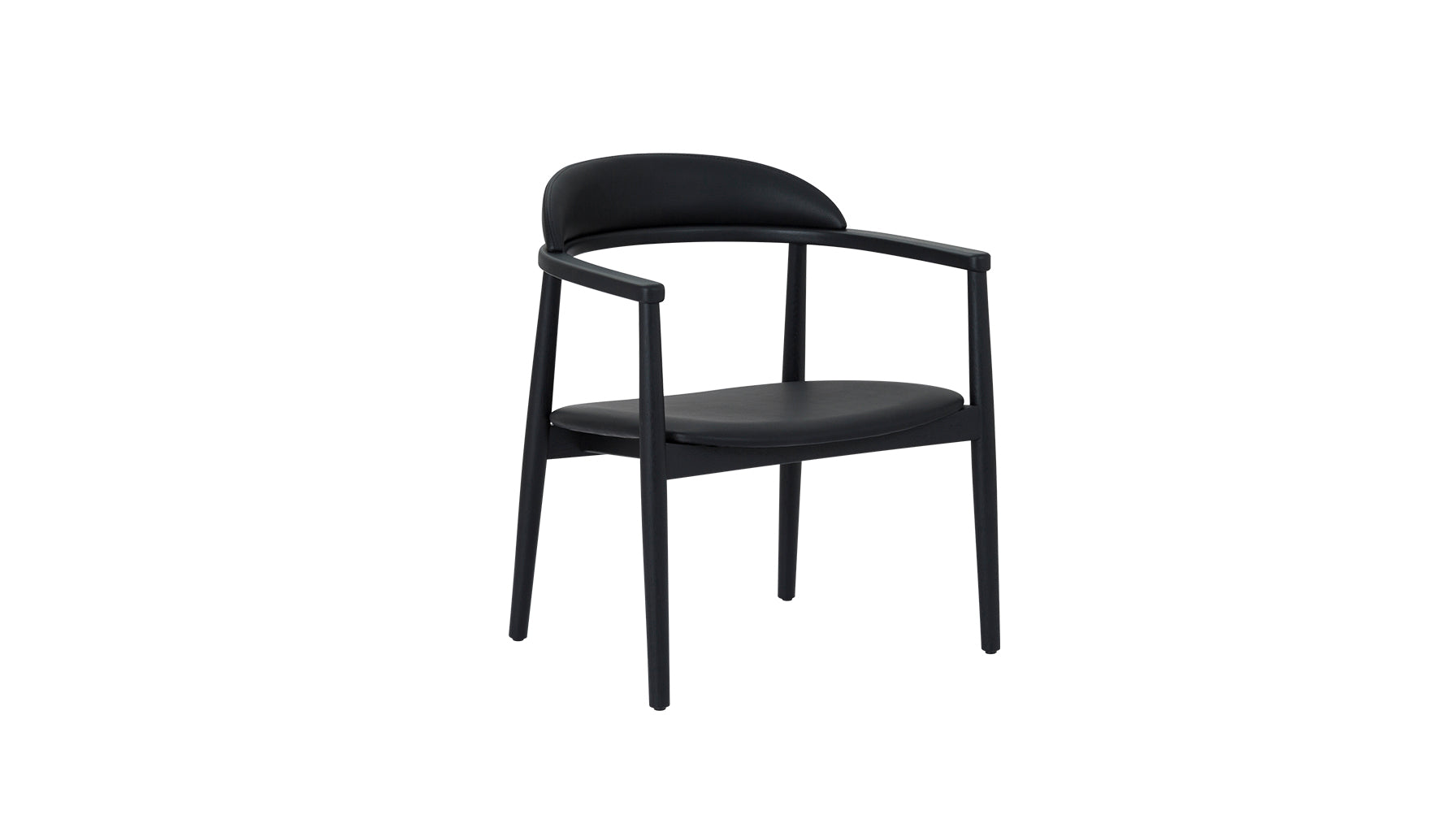 Count On Me Lounge Chair, Black Oak/Black - Image 12