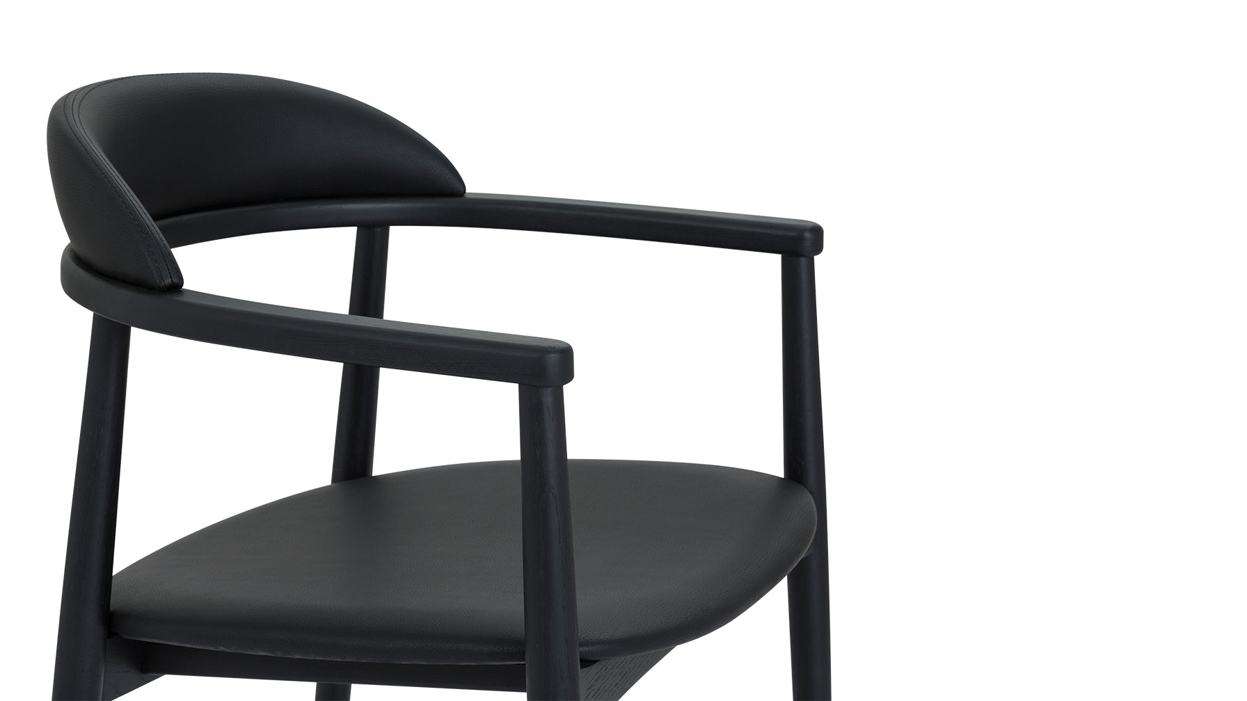 Count On Me Lounge Chair, Black Oak/Black - Image 7