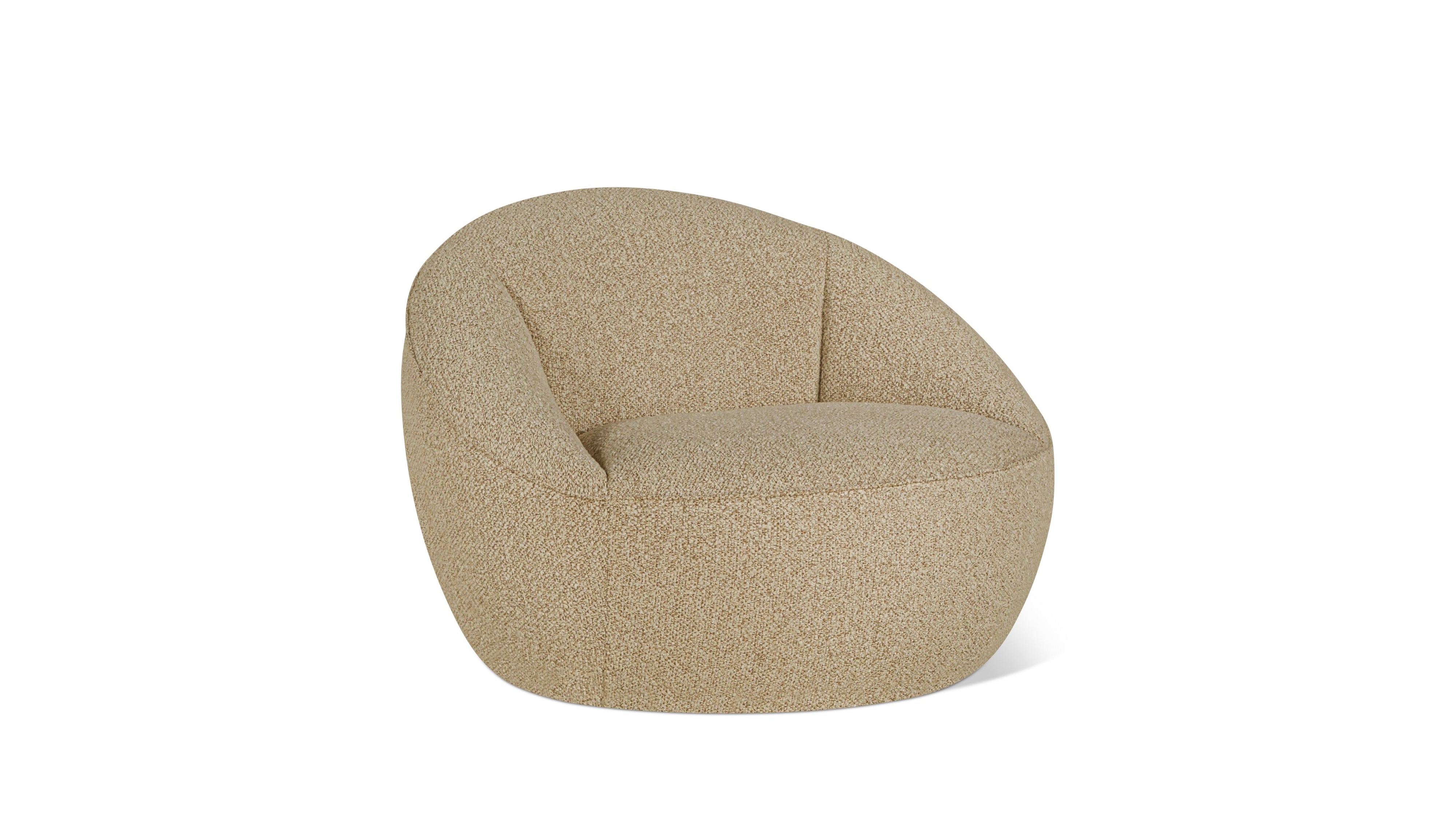 Round Trip Swivel Lounge Chair, Barley