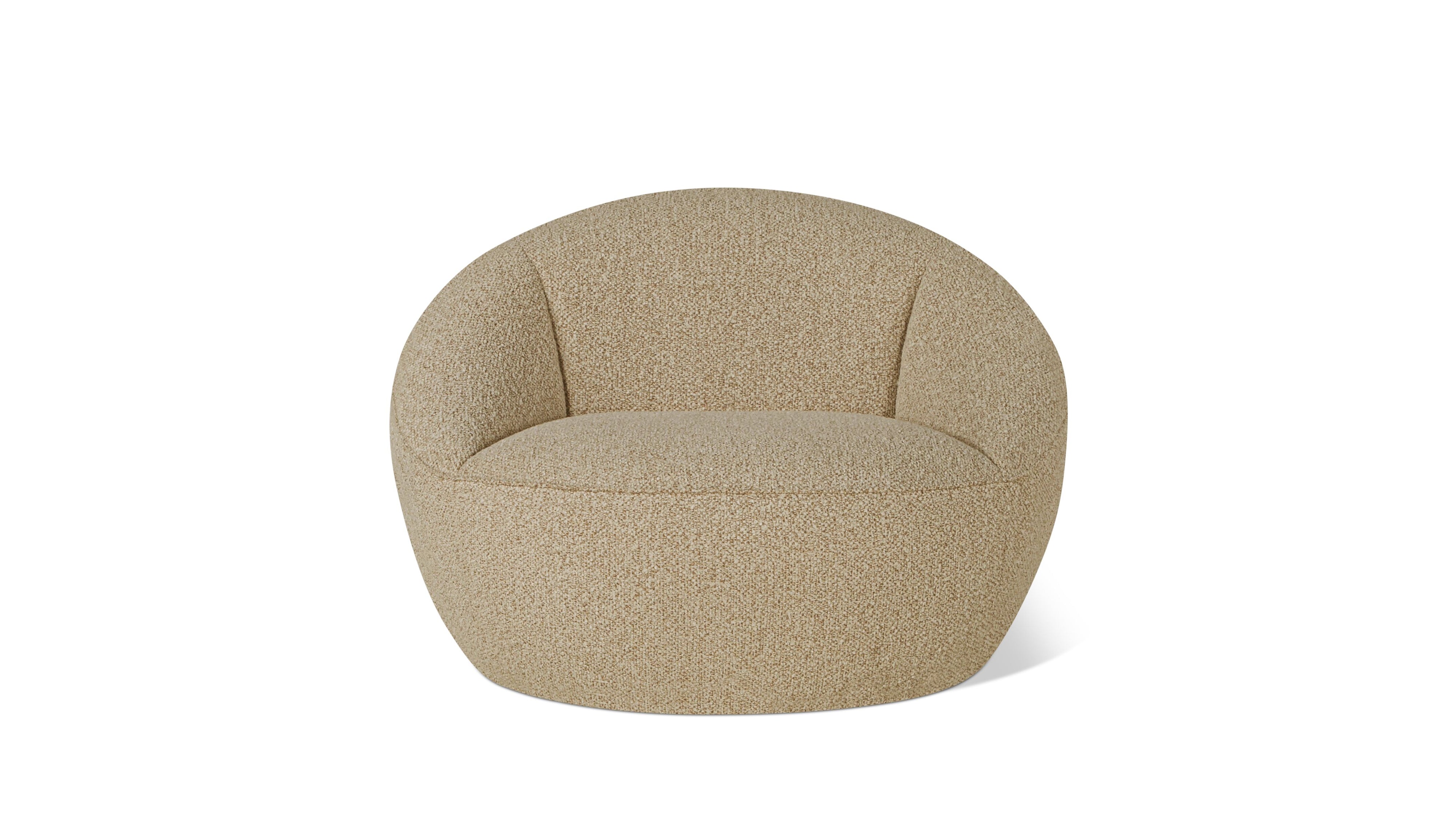 Round Trip Swivel Lounge Chair, Barley