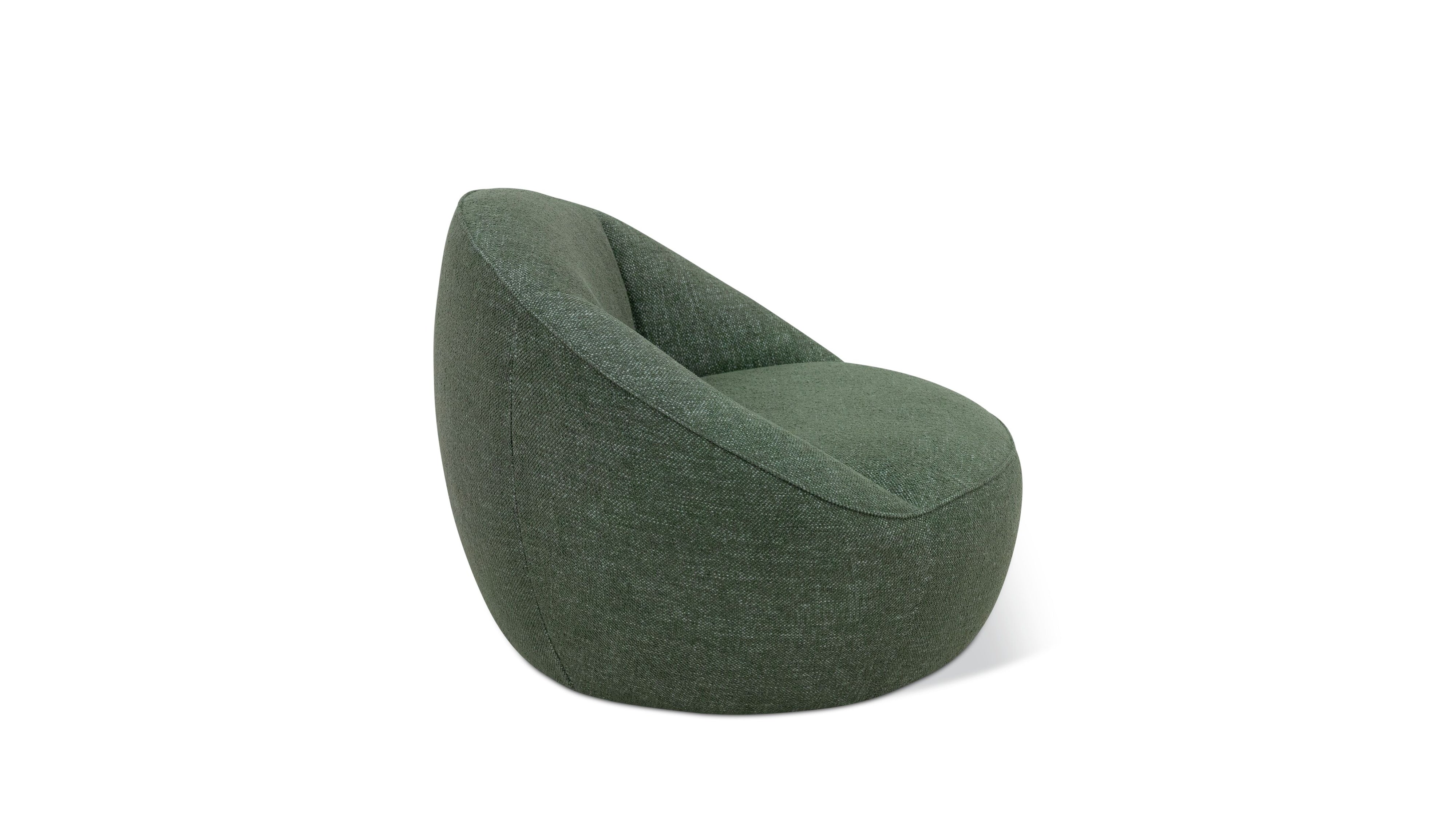 Round Trip Swivel Lounge Chair, Loden
