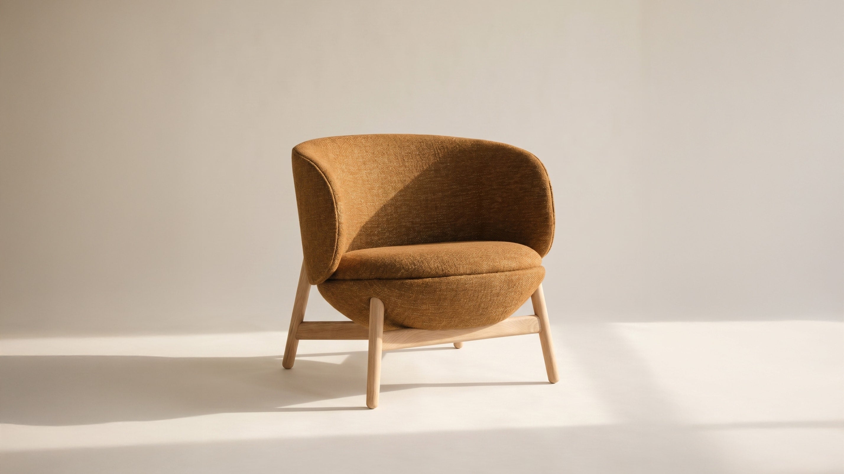 Happy Place Lounge Chair, Oak, Autumn