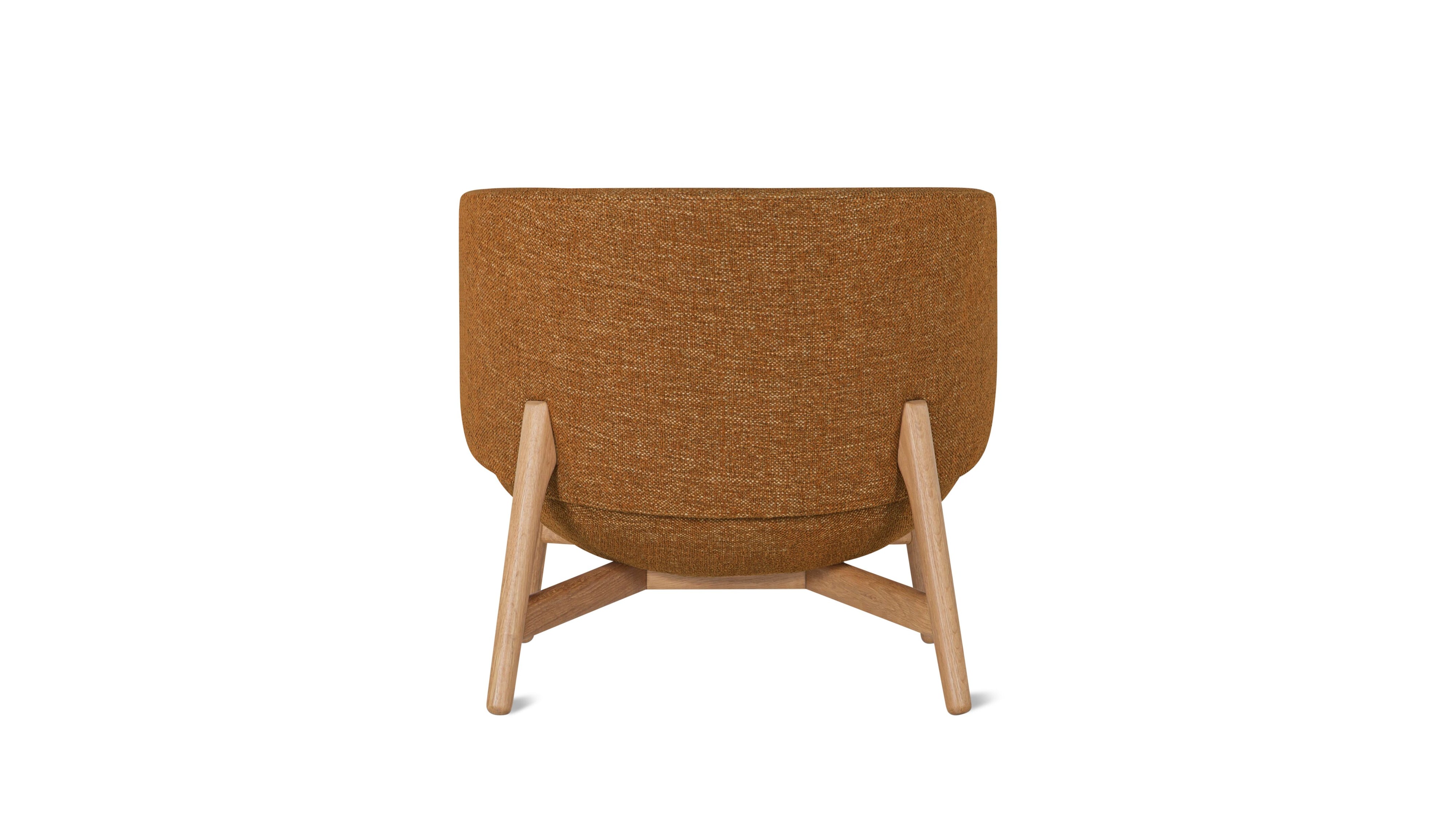 Happy Place Lounge Chair, Oak, Autumn
