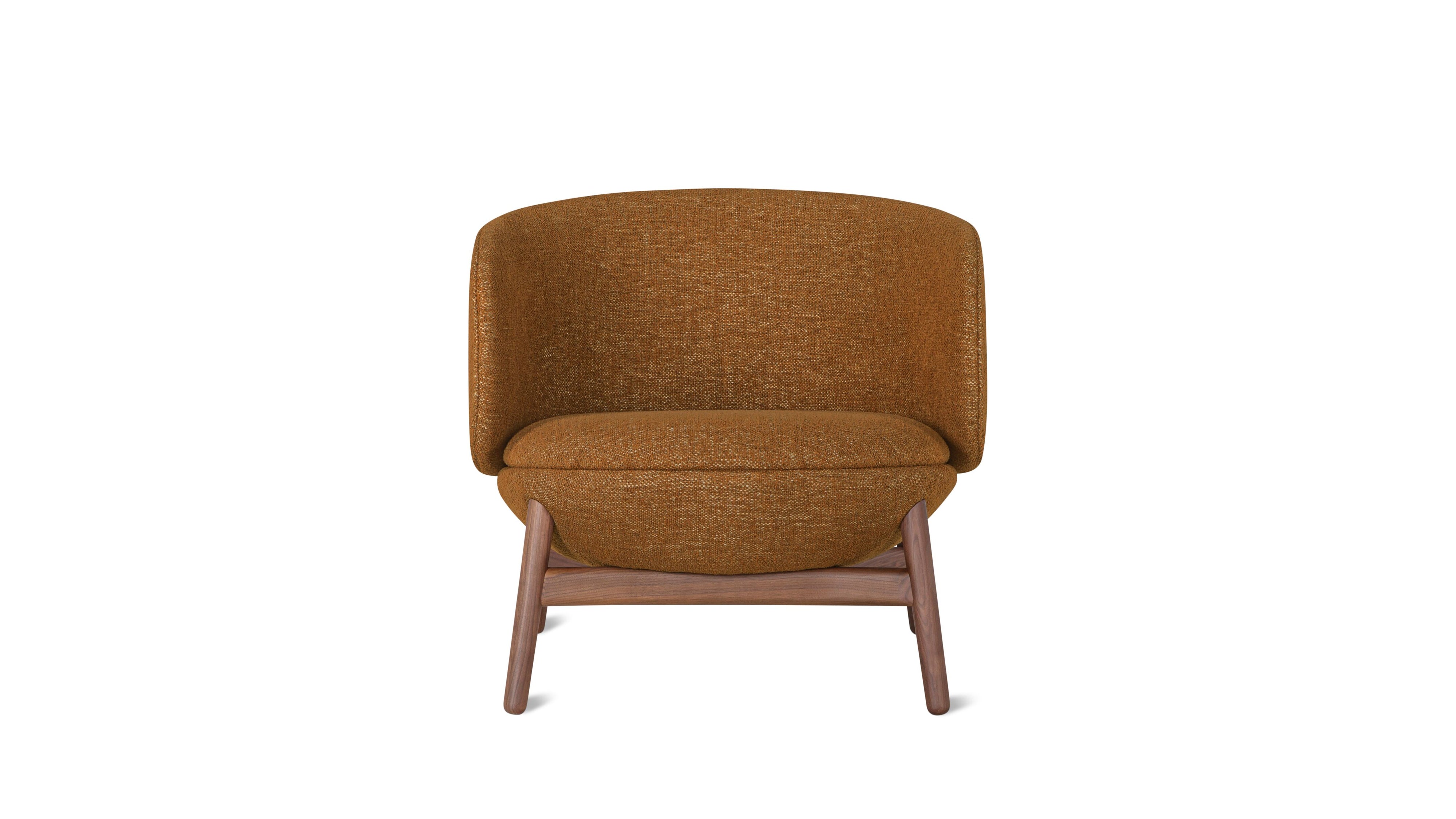 Happy Place Lounge Chair, Walnut, Autumn