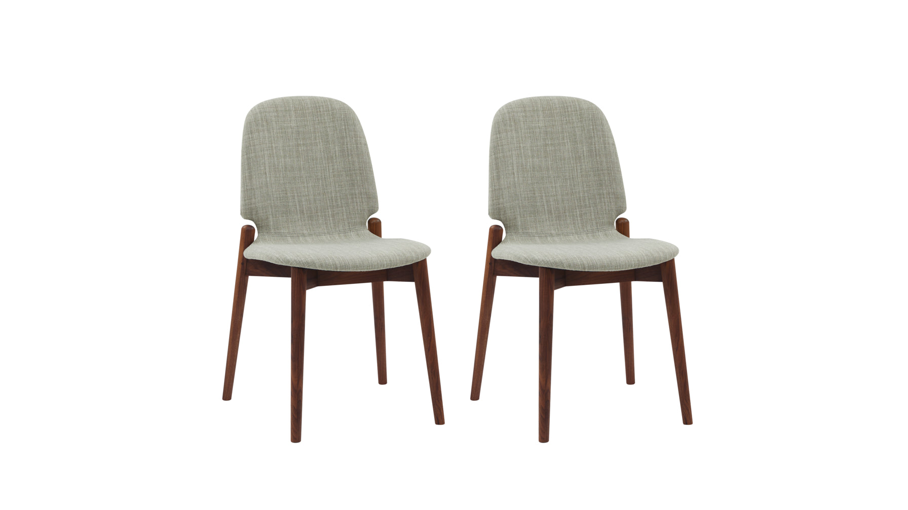 Dine In Dining Chair (Set of Two), Walnut/Taupe - Image 12