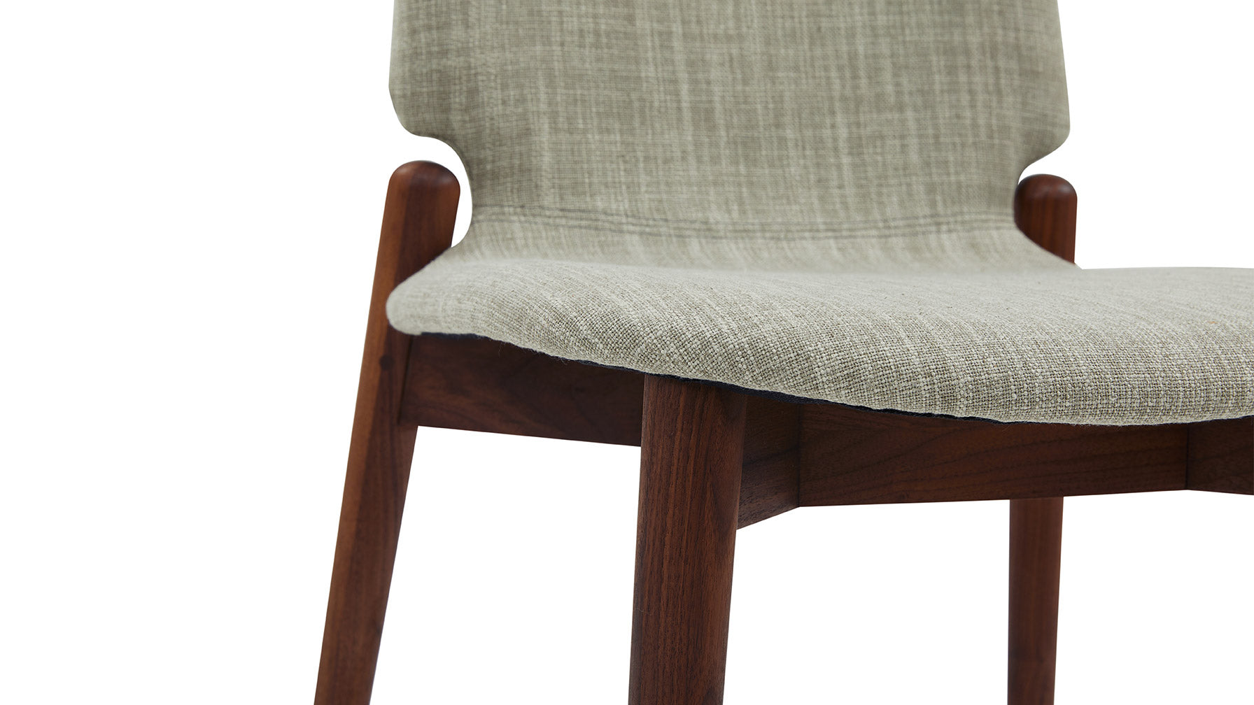 Dine In Dining Chair (Set of Two), Walnut/Taupe - Image 8