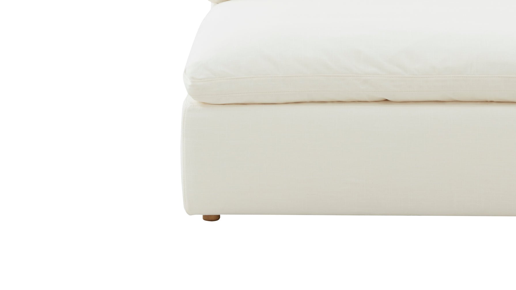 Movie Night™ Armless Chair, Large, Cream Linen - Image 7