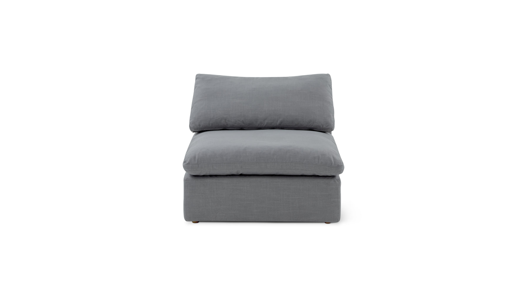Slipcover - Movie Night™Armless Chair, Large, Moonlight - Image 1