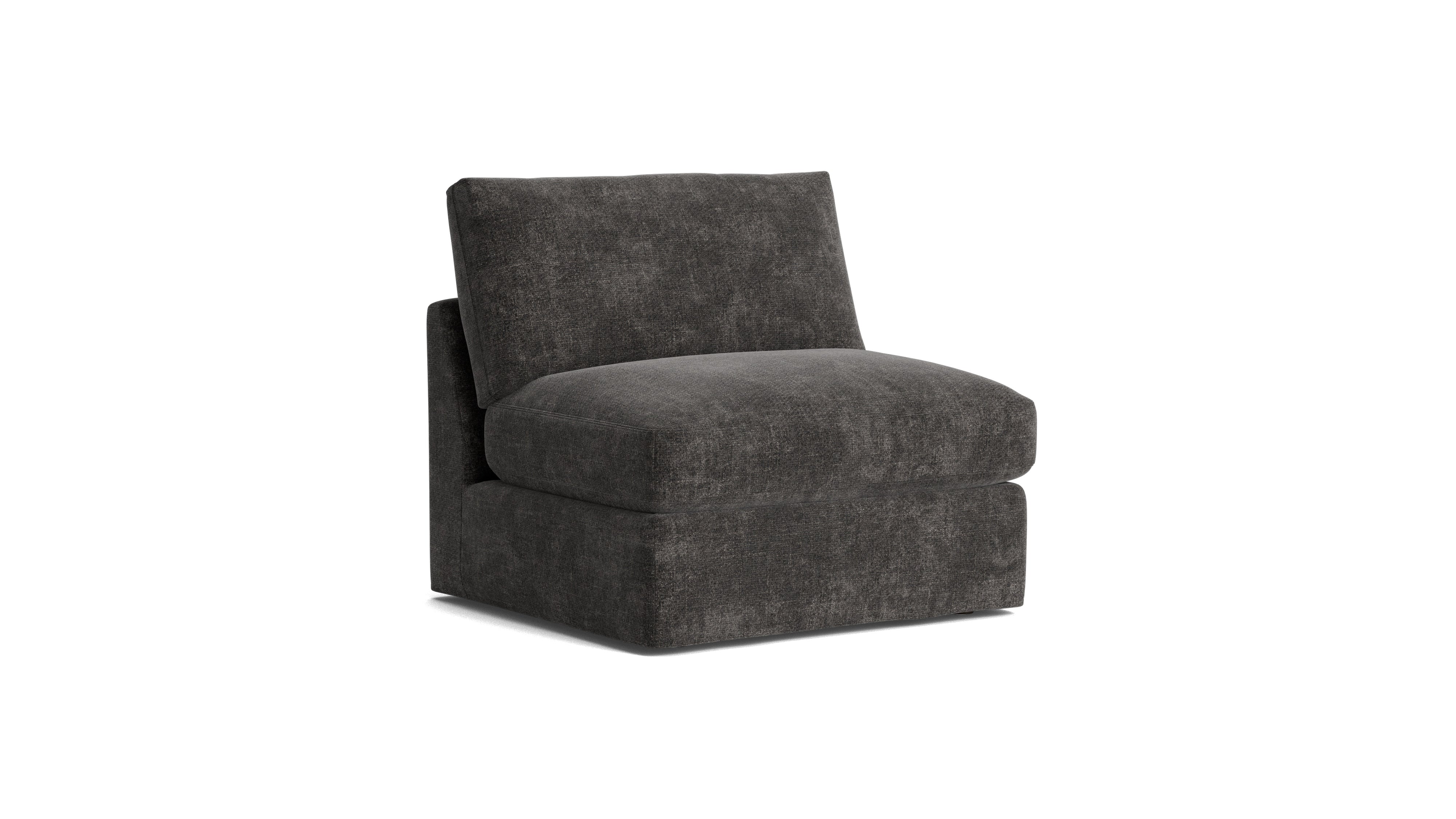 Get Together™ Armless Chair, Large, Truffle