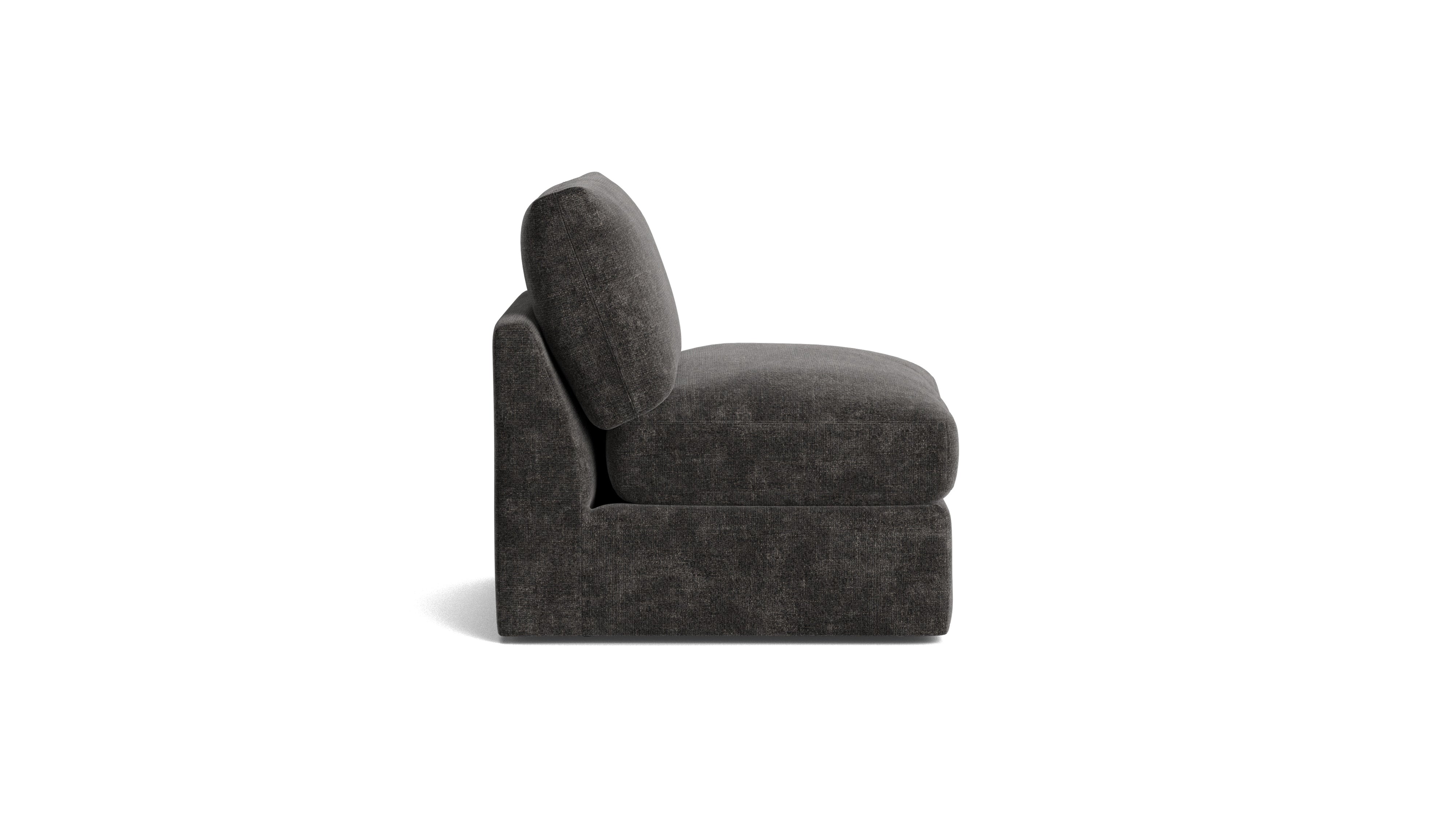 Get Together™ Armless Chair, Large, Truffle