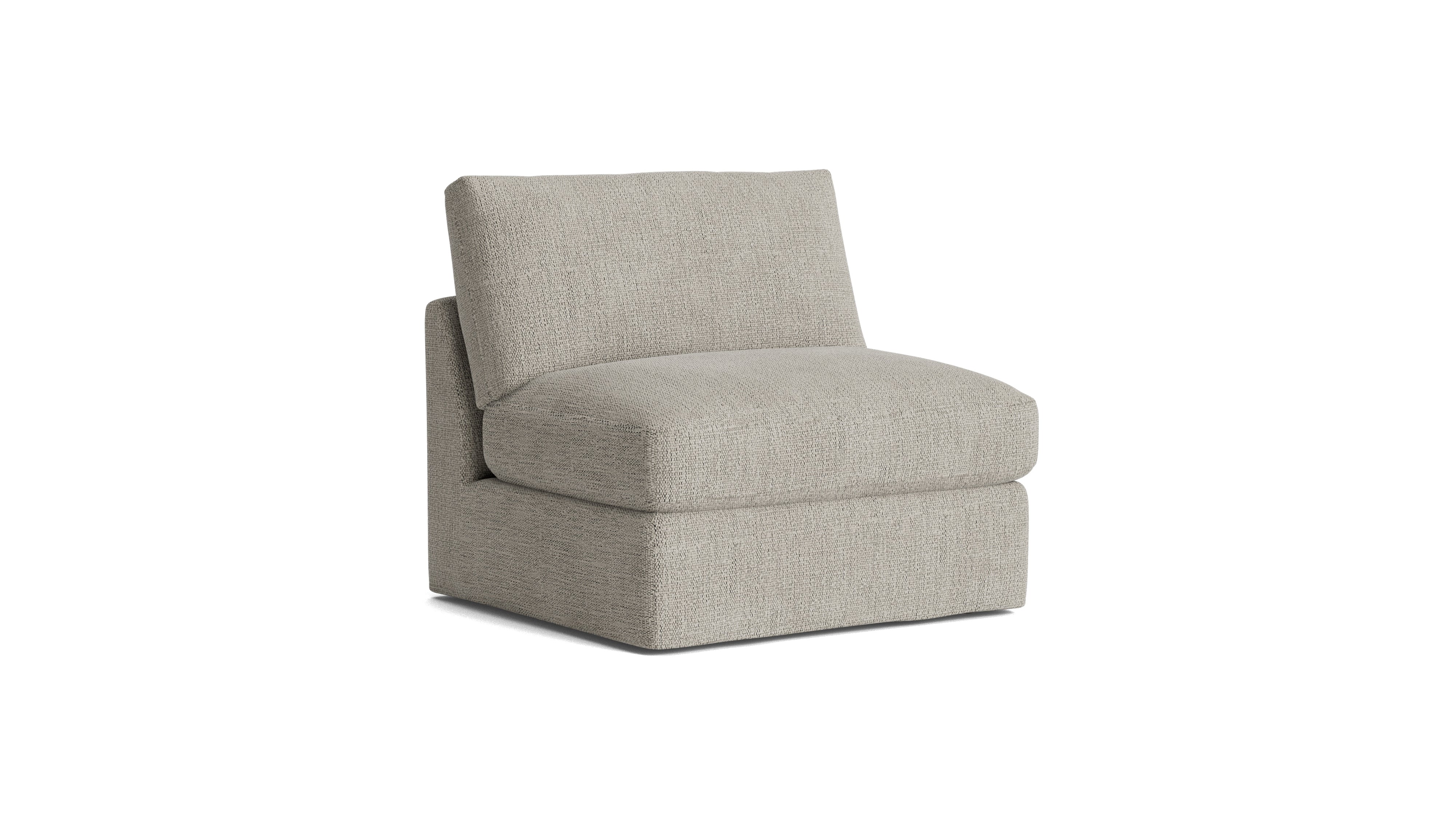 Get Together™ Armless Chair, Large, Oatmeal