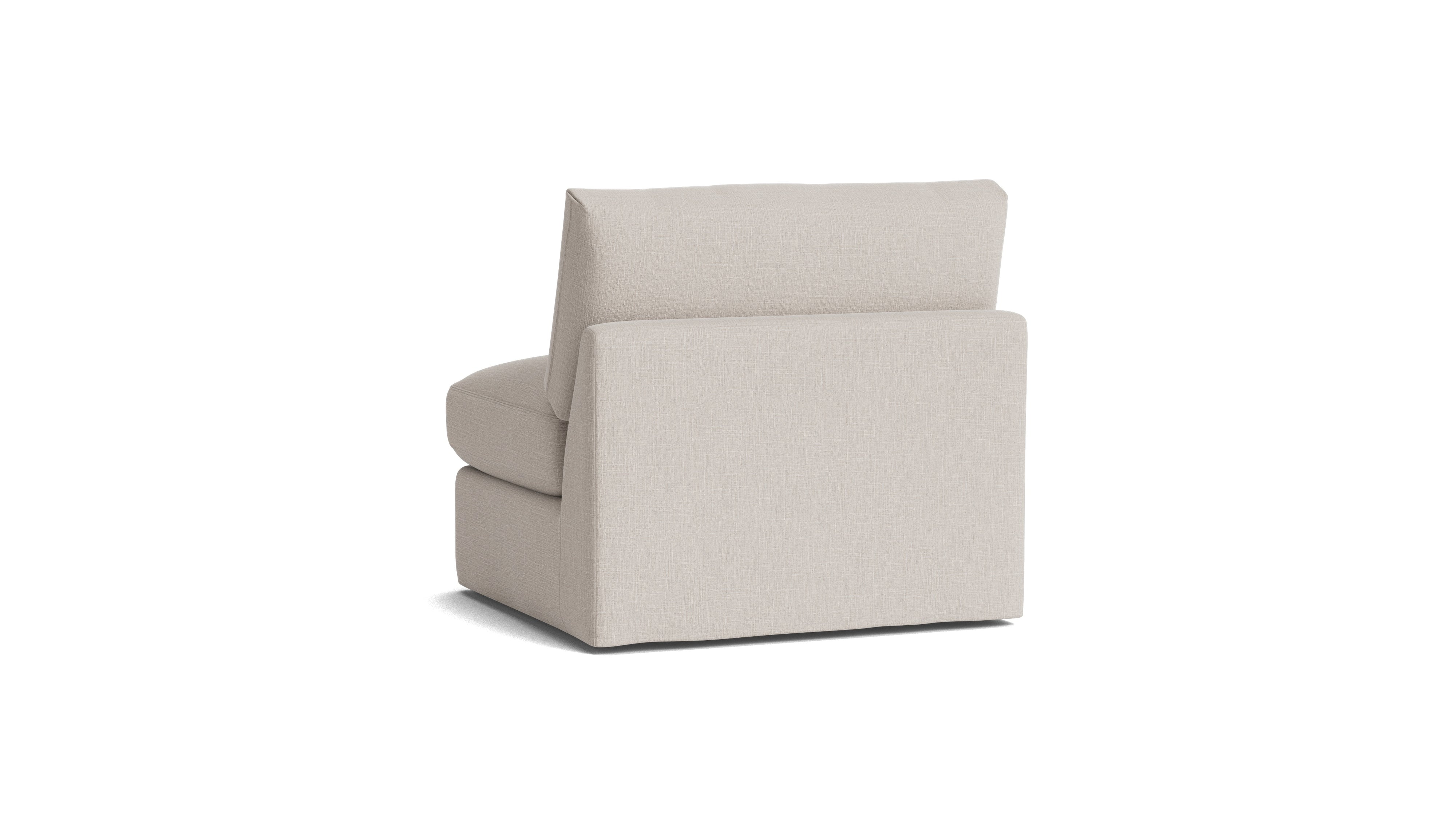 Get Together™ Armless Chair, Large, Clay