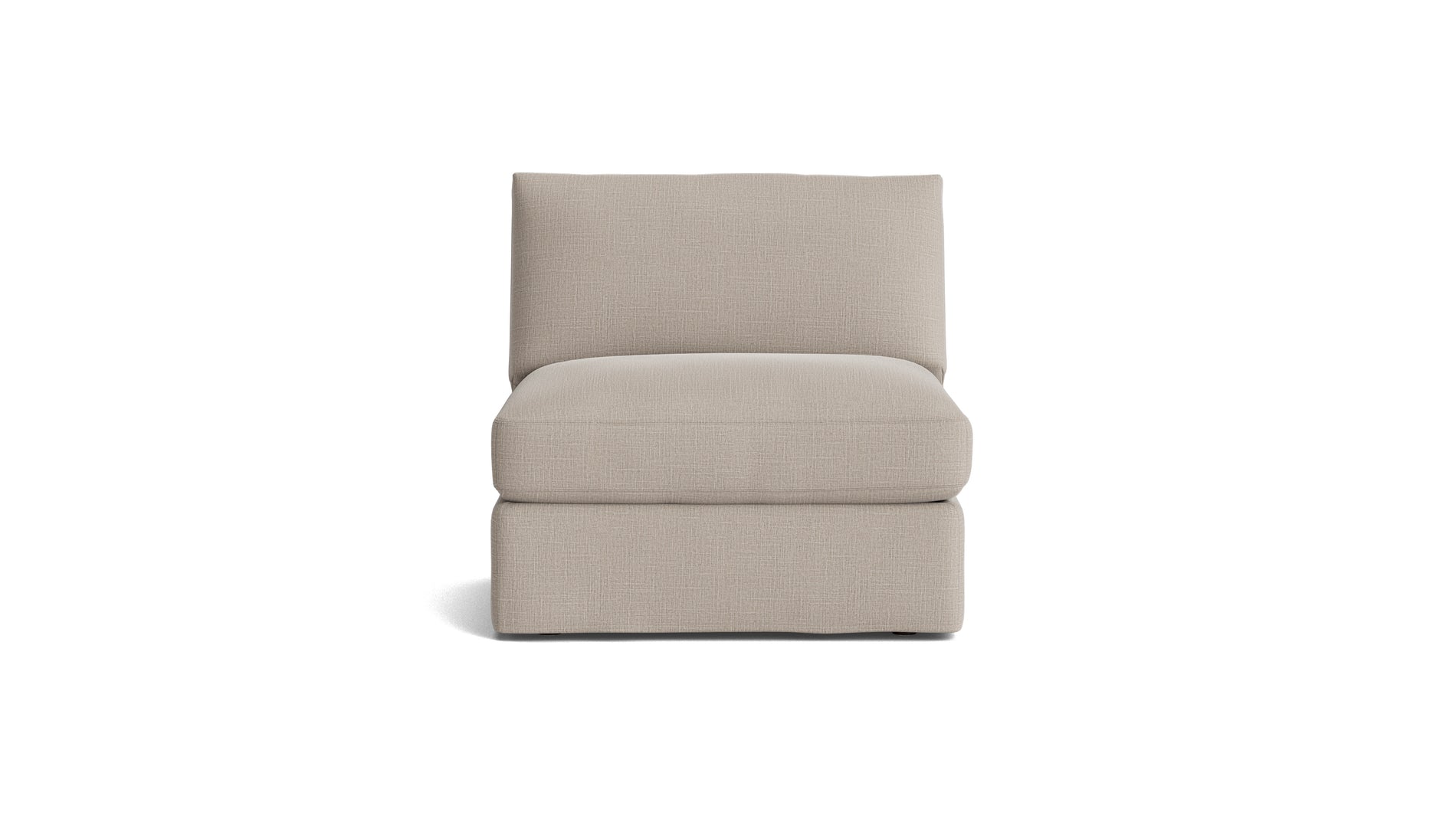 Get Together™ Armless Chair, Large, Light Pebble_image