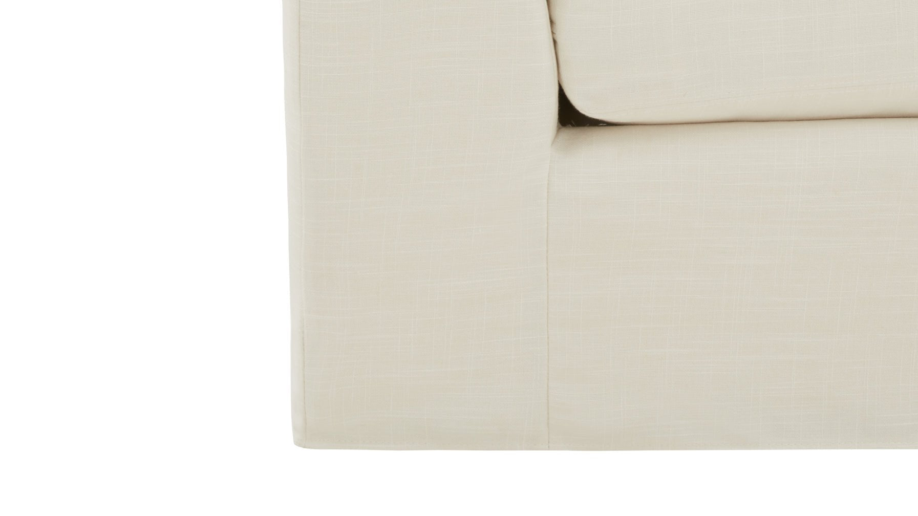 Get Together™ Armless Chair, Standard, Cream Linen - Image 8