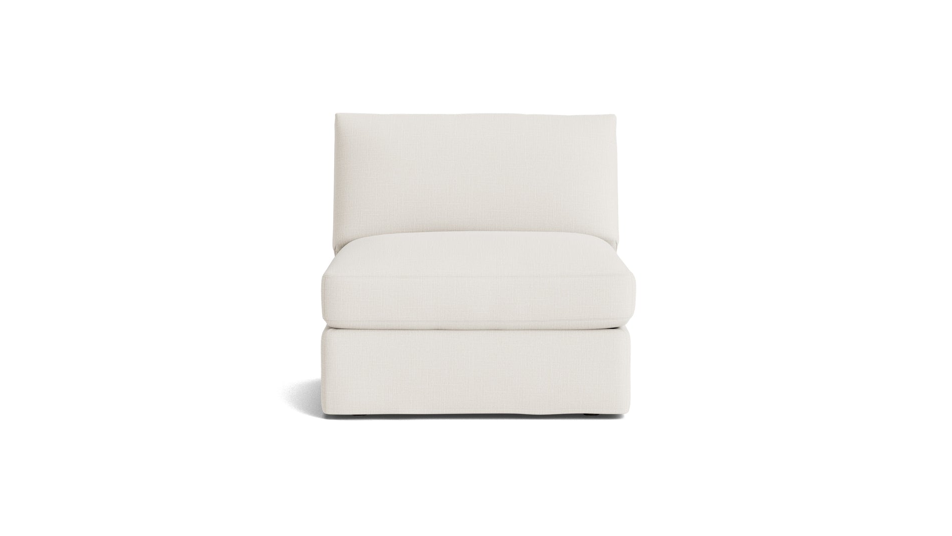 Get Together™ Armless Chair, Standard, Cream Linen_image