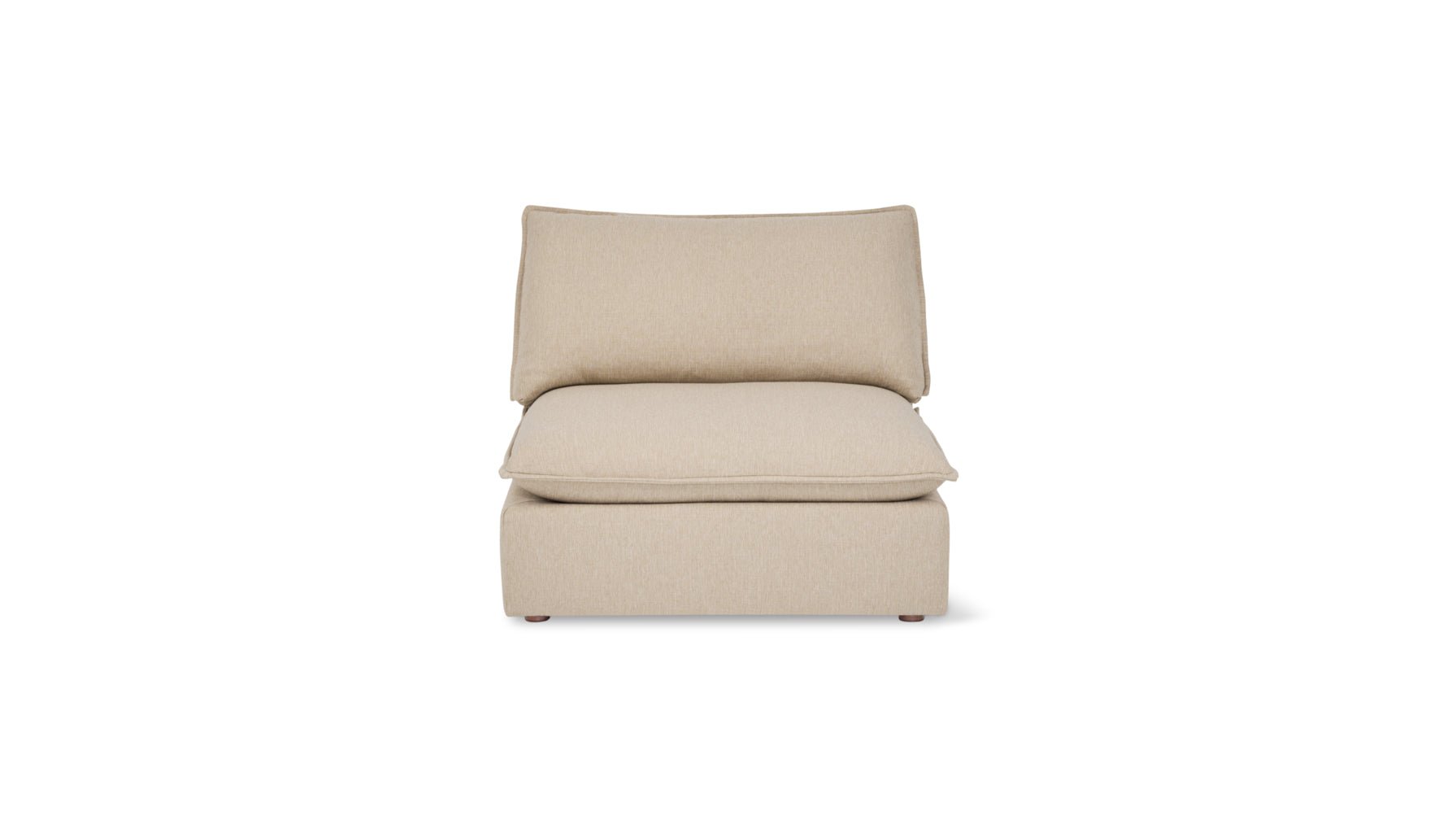 Chill Time Armless Chair, Biscuit_image