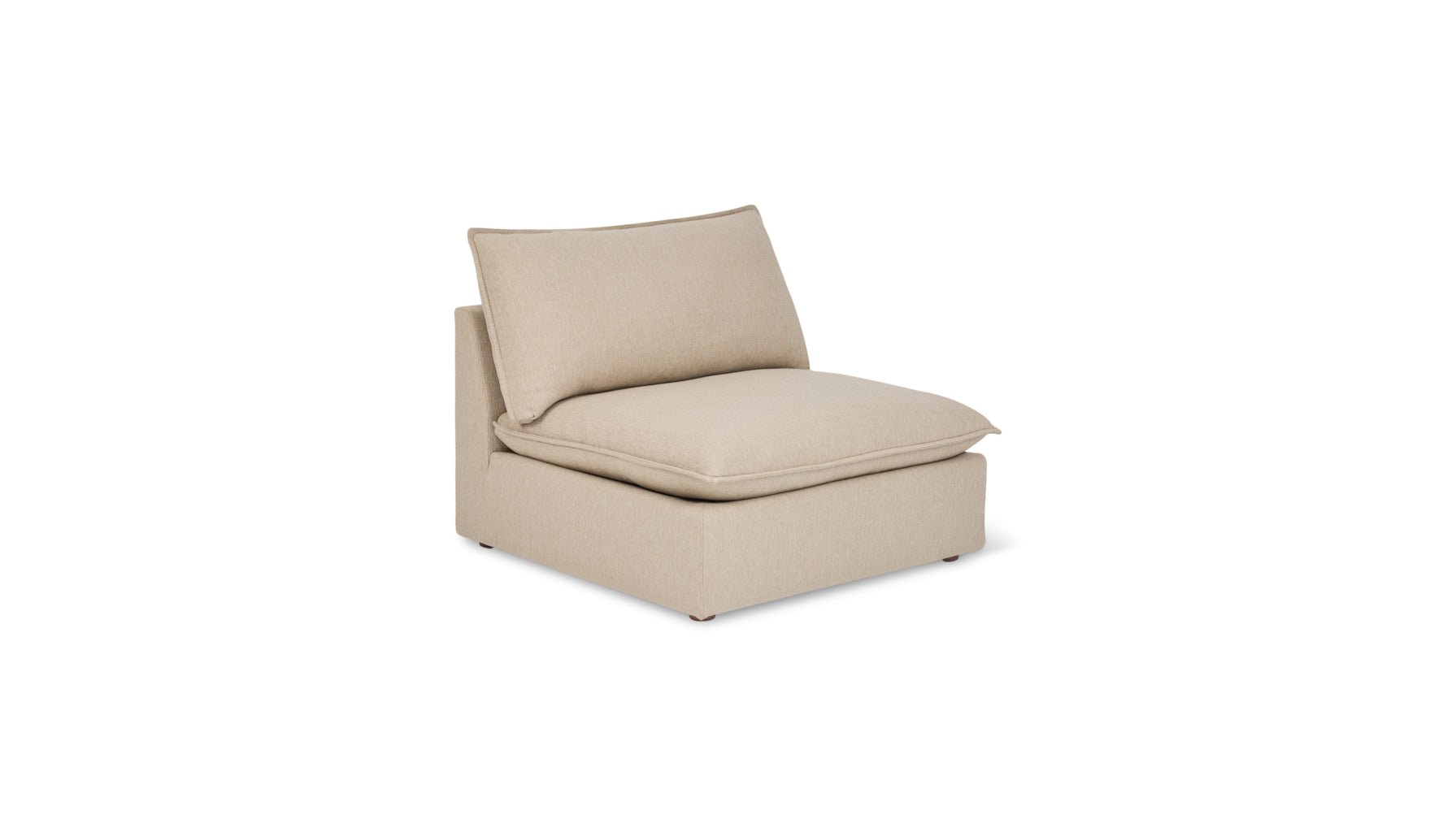 Chill Time Armless Chair, Biscuit_image