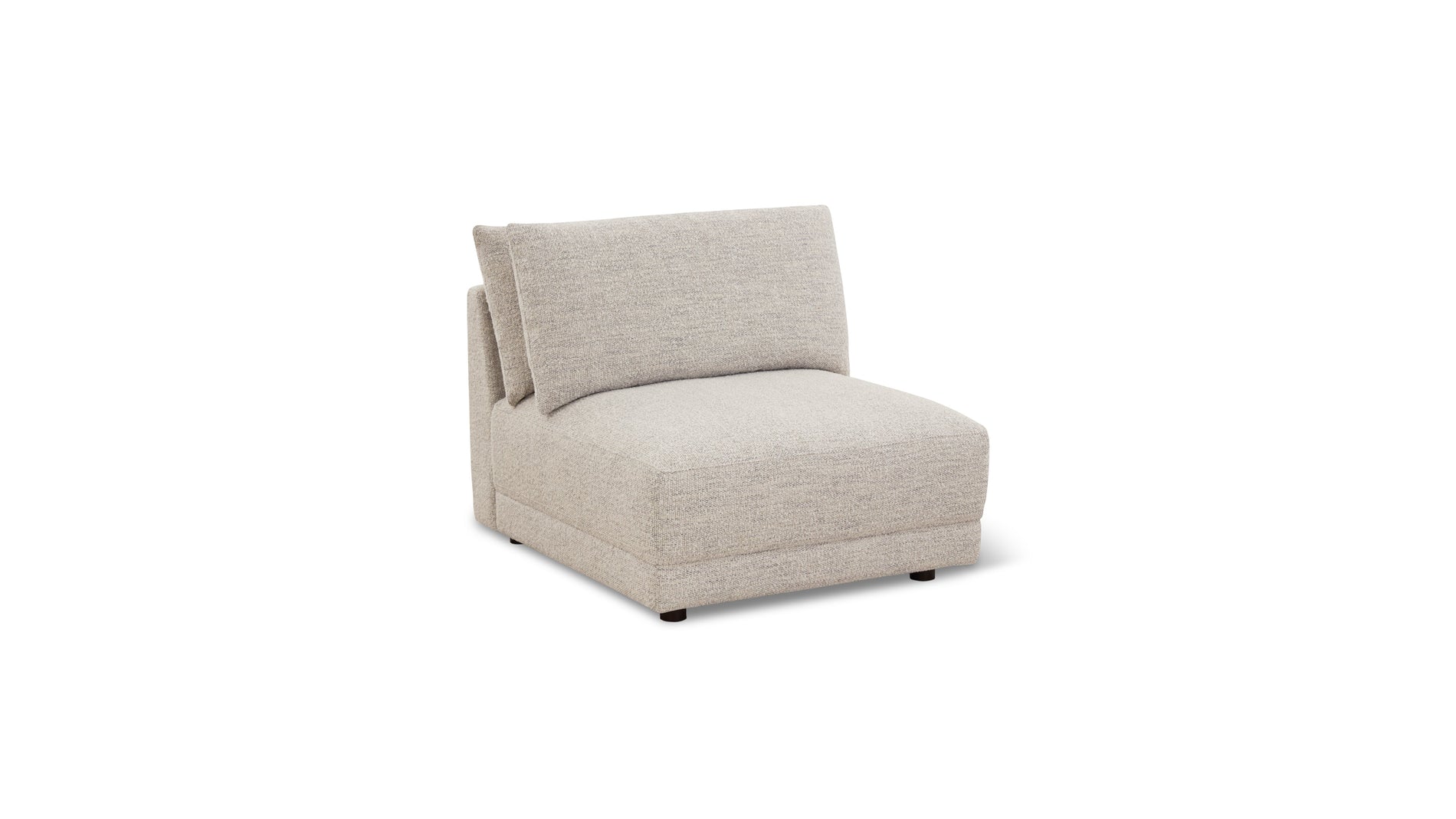 Soft Spot Armless Chair, Oatmeal_image
