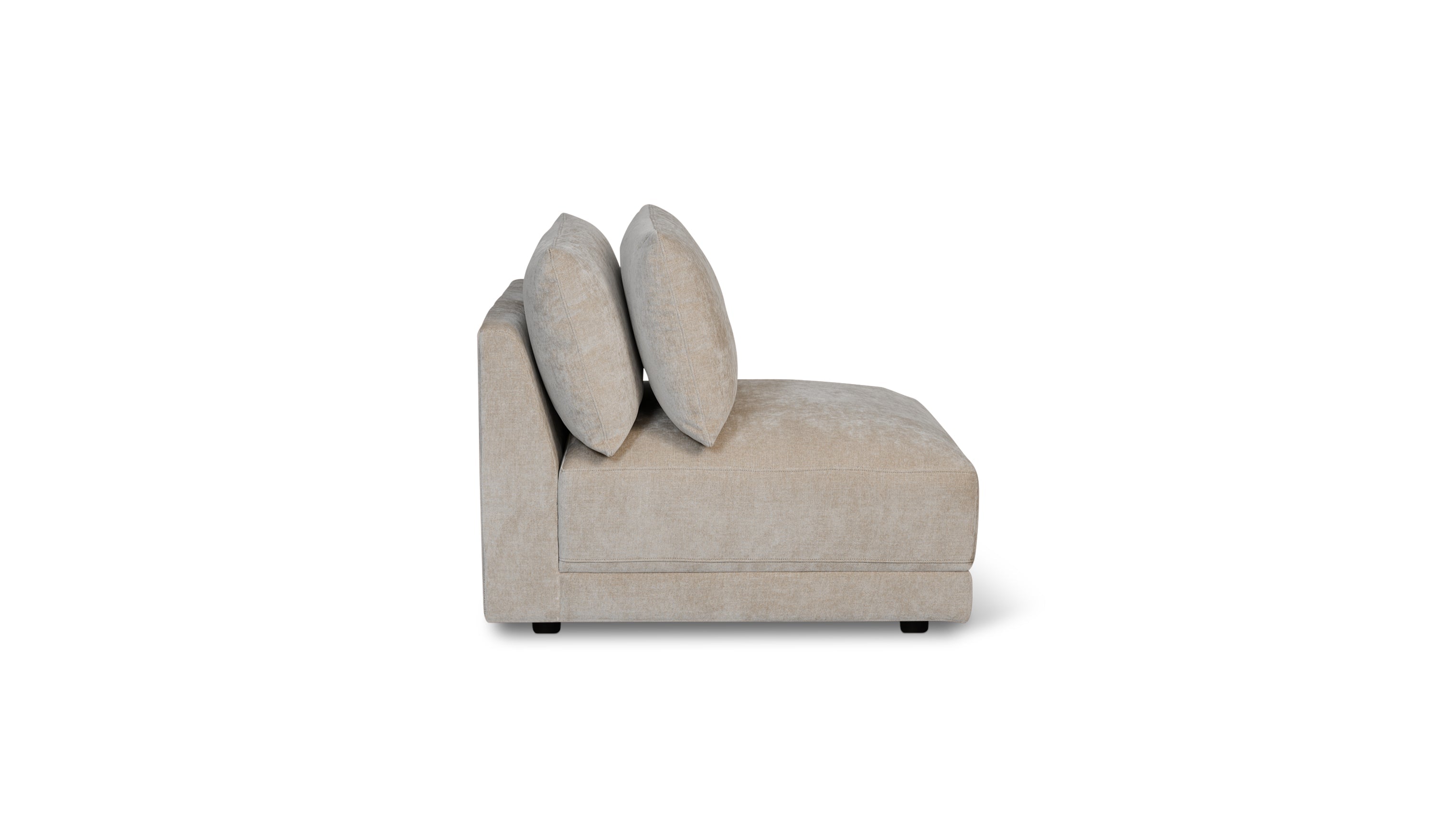 Soft Spot Armless Chair, Cashew - Image 8