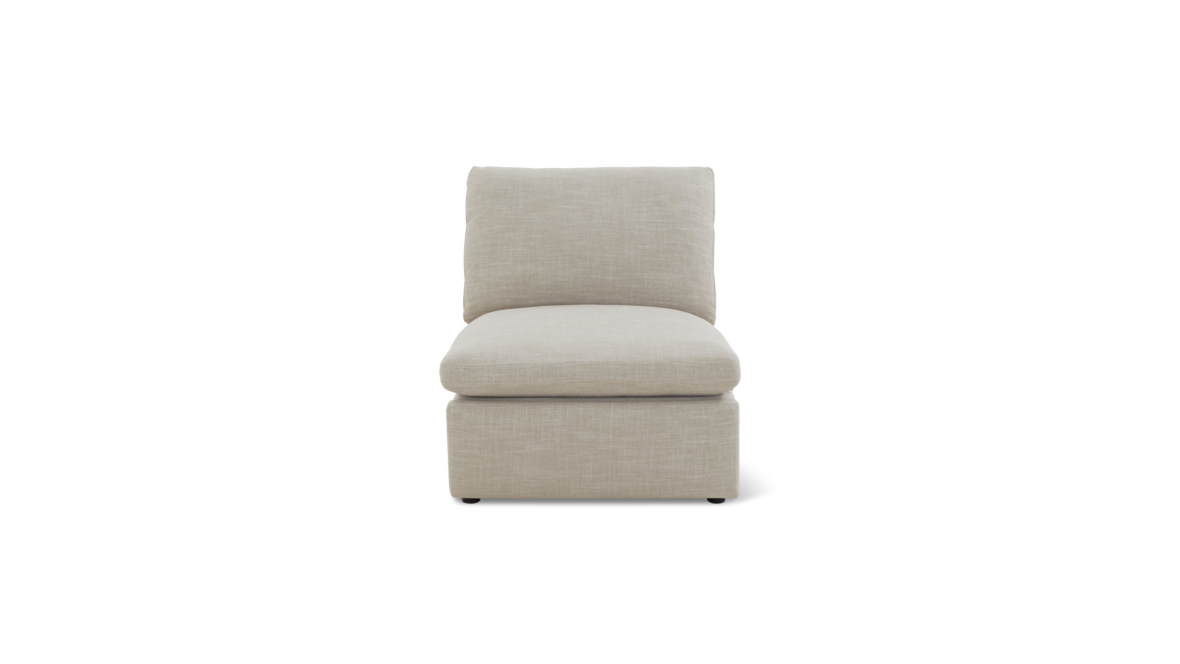 Lift Off Armless Chair, Light Pebble - Image 1