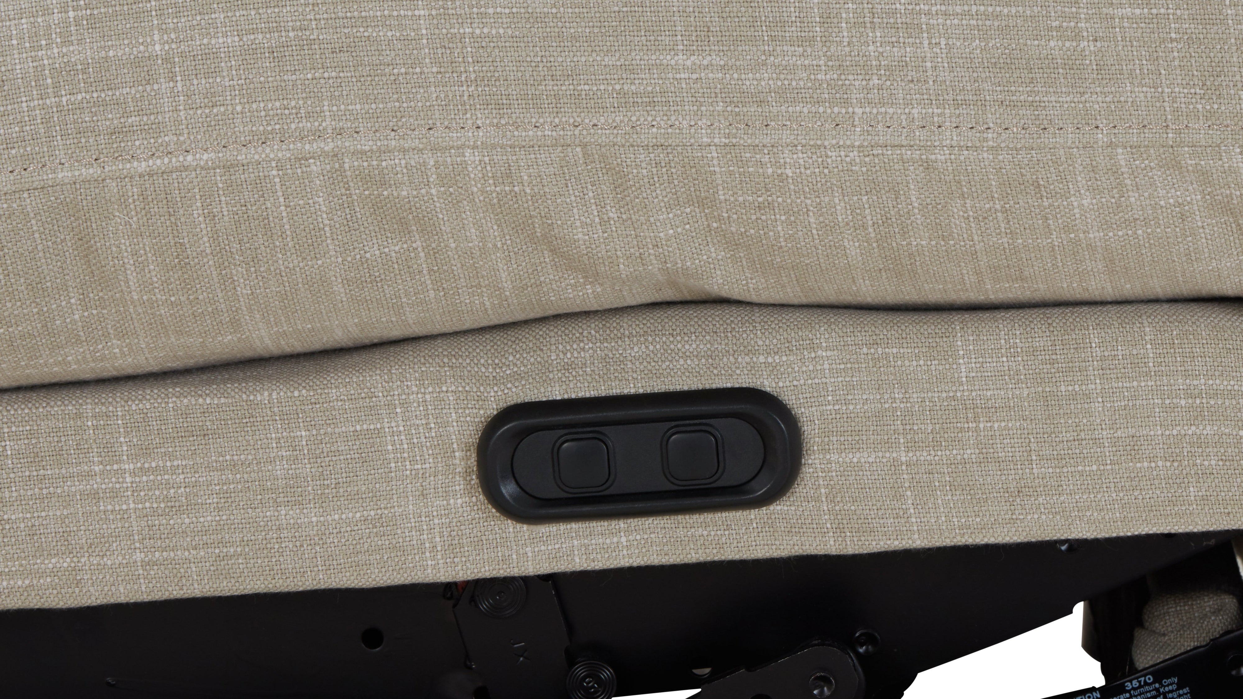 Lift Off Power Recliner Armless Chair, Light Pebble - Image 9