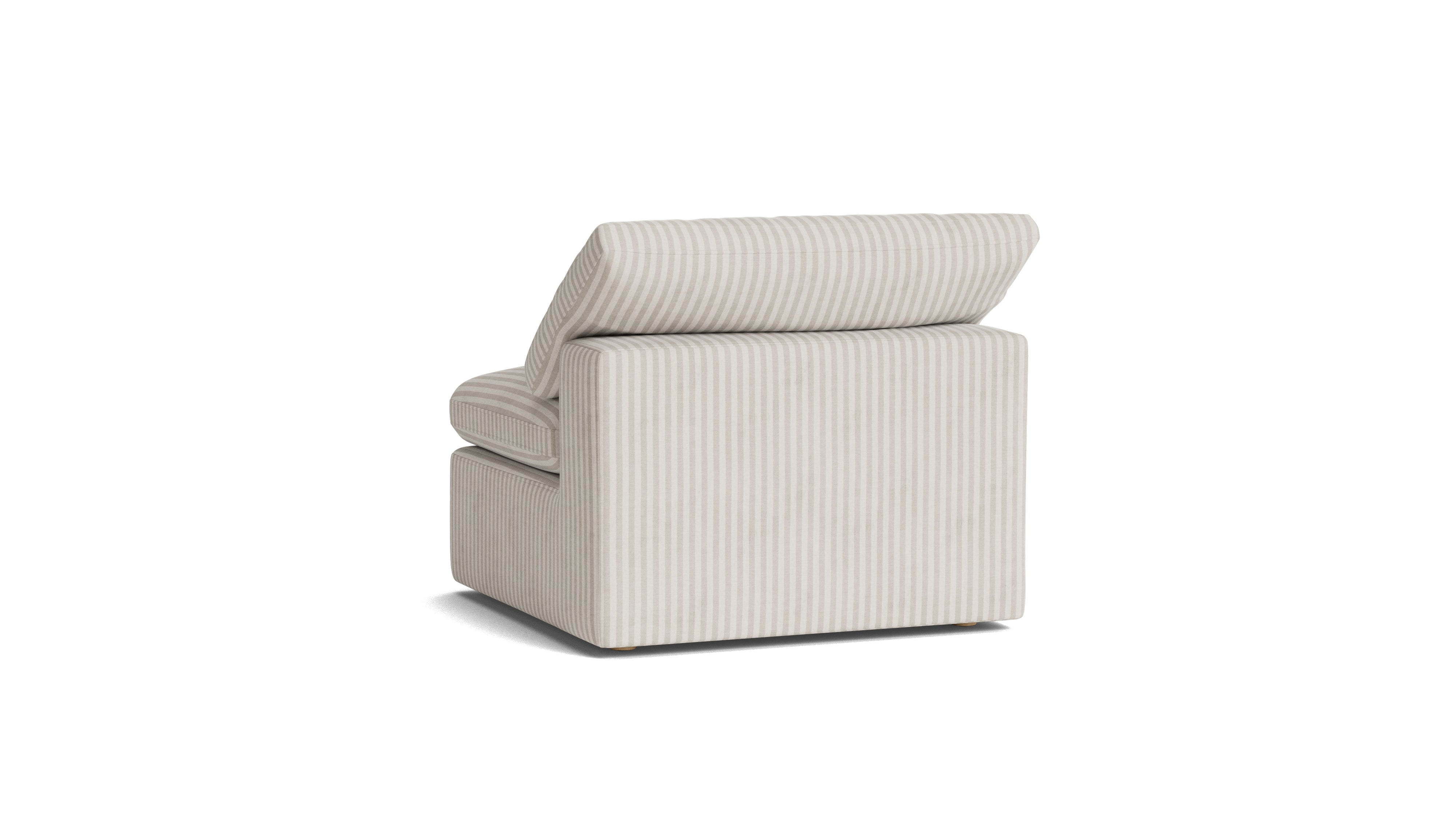 Movie Night™ Armless Chair, Large, Newport Stripe