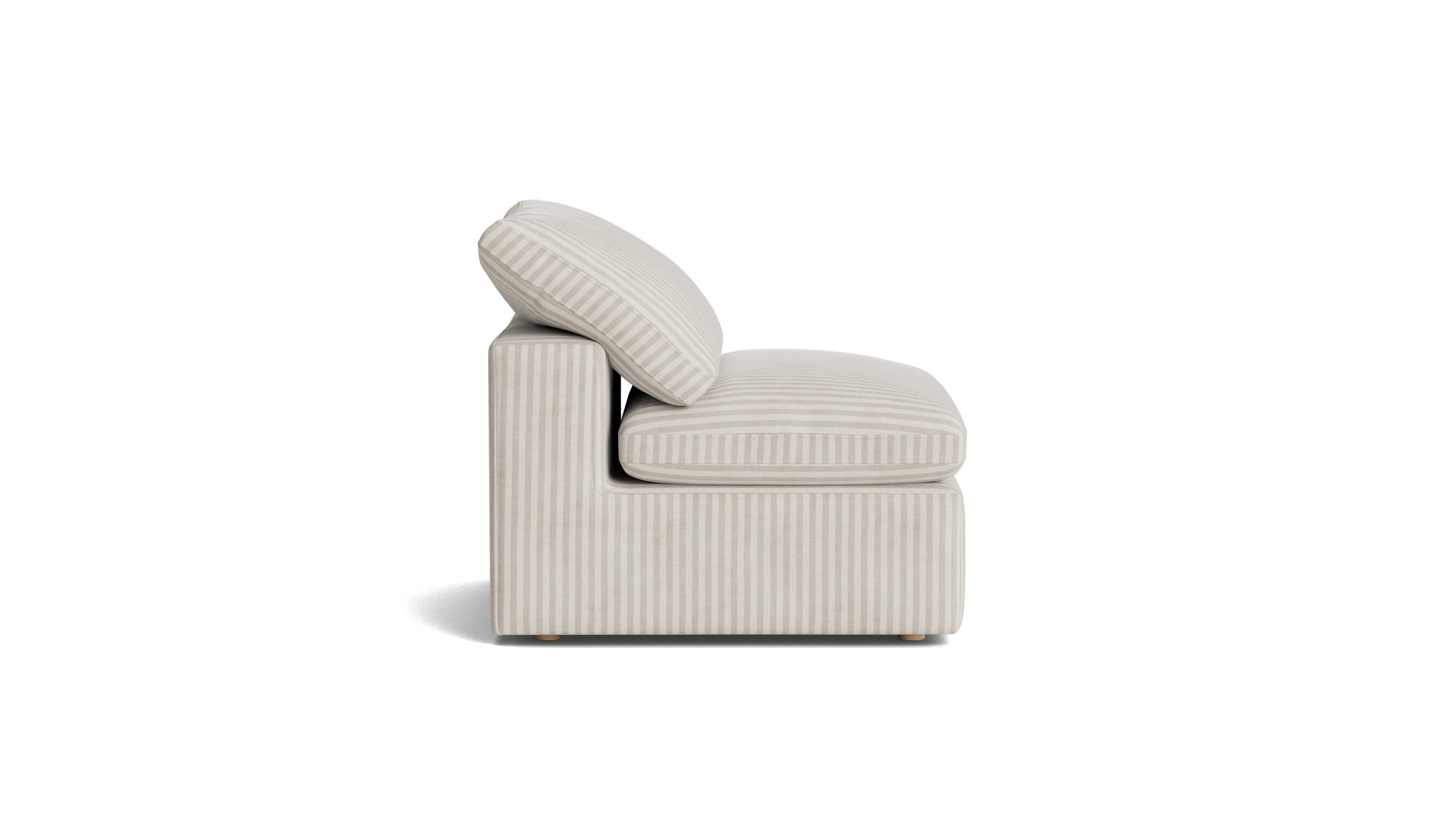 Movie Night™ Armless Chair, Large, Newport Stripe