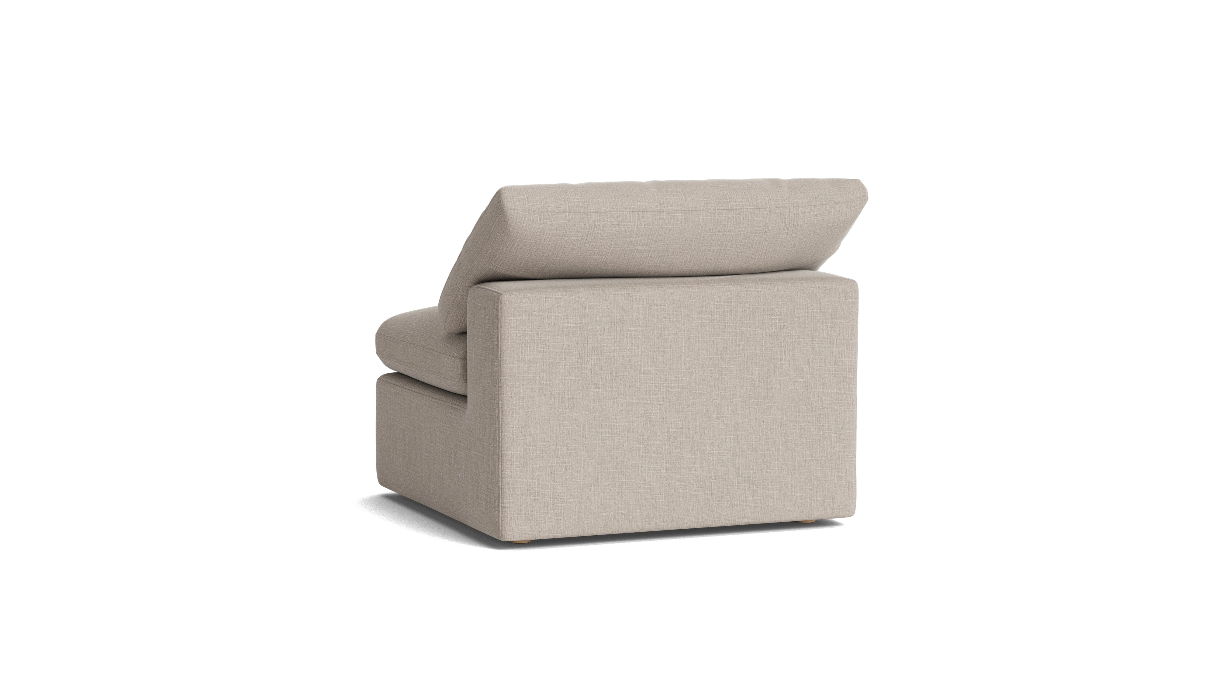 Movie Night™ Armless Chair, Large, Light Pebble