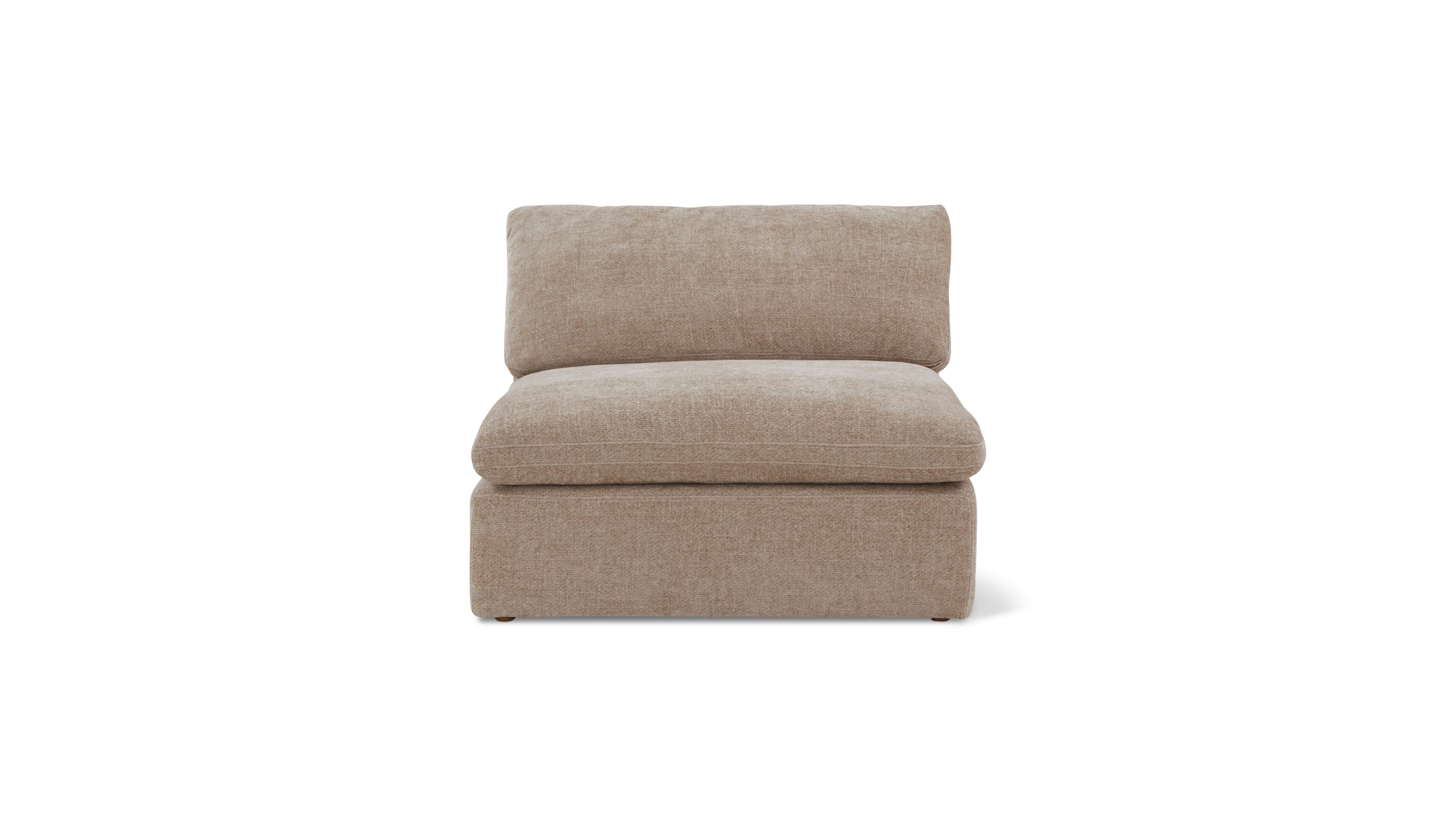 Movie Night™ Armless Chair, Large, Champagne - Image 1