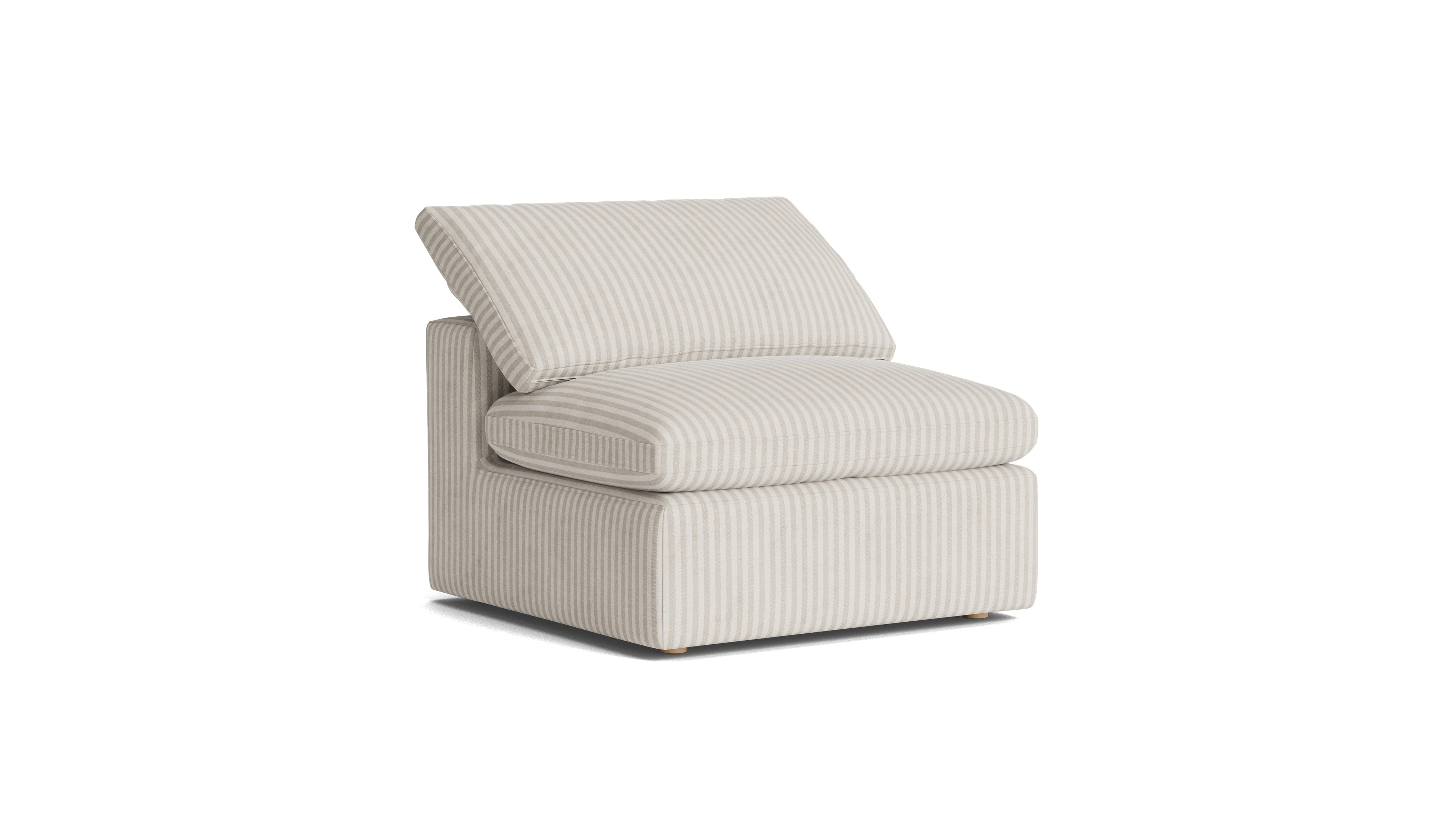 Movie Night™ Armless Chair, Standard, Newport Stripe
