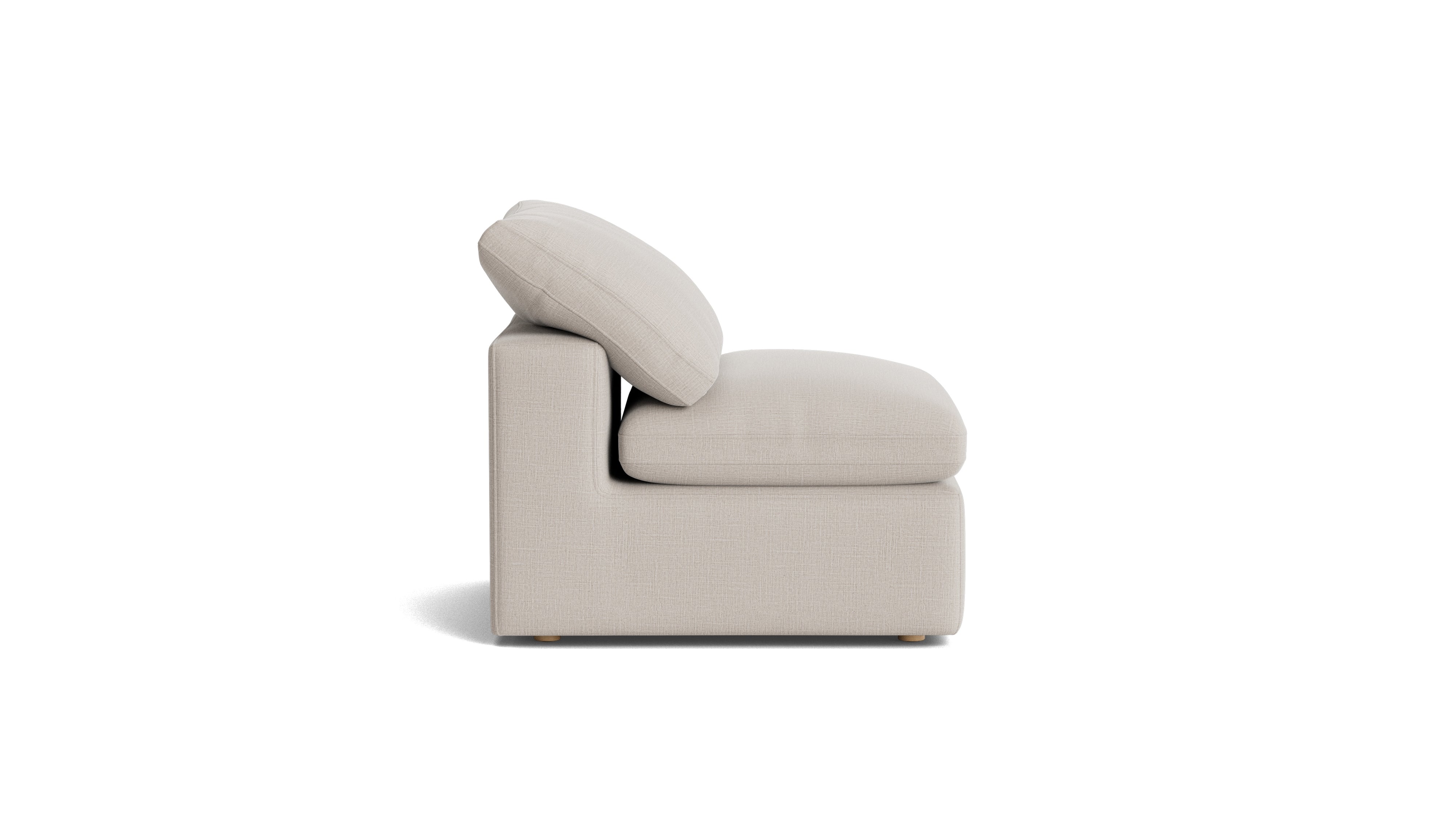 Movie Night™ Armless Chair, Standard, Clay